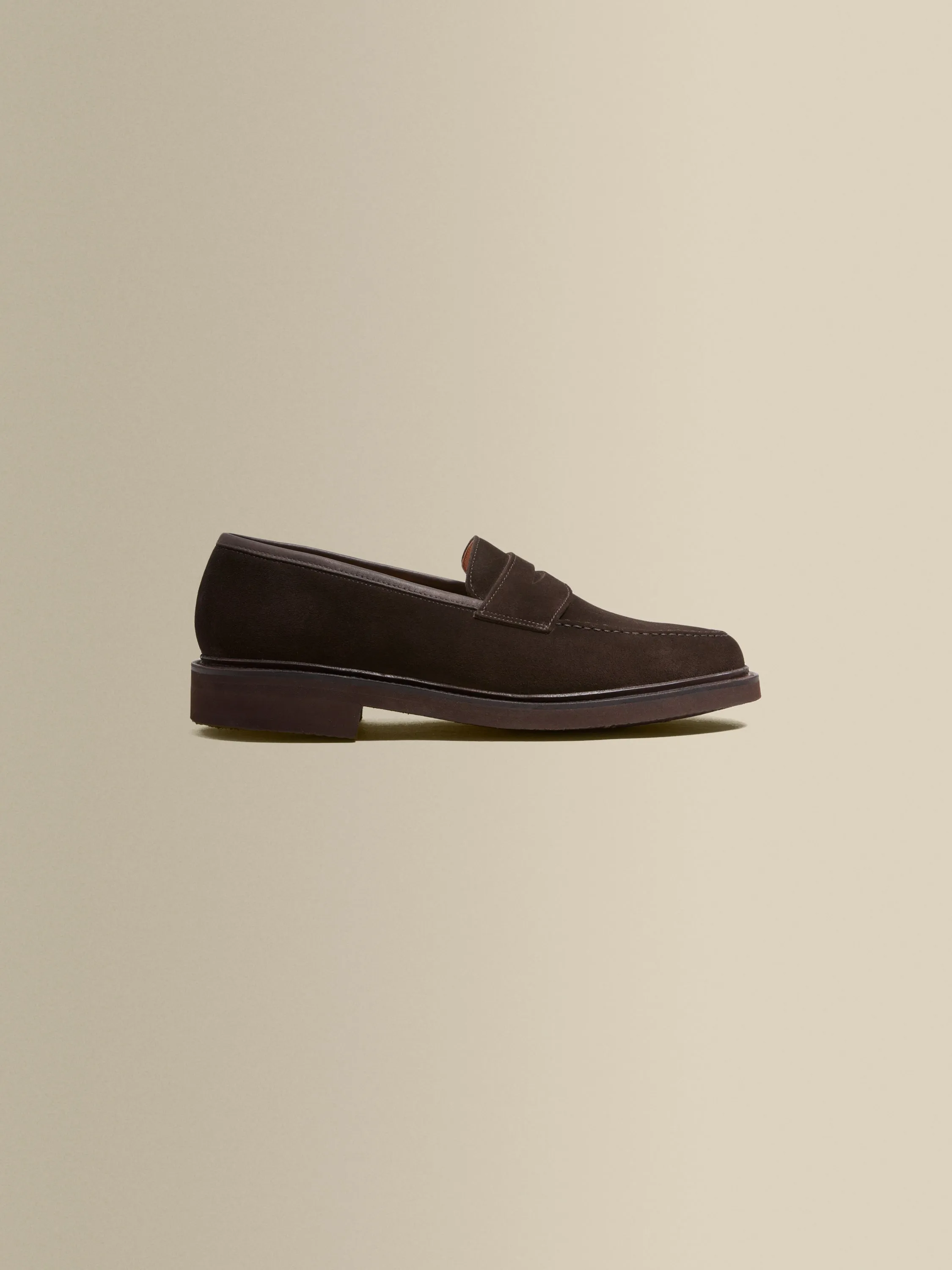 Calf Suede Penny Loafer Shoes sold by Thom Sweeney product image thumbnail 3