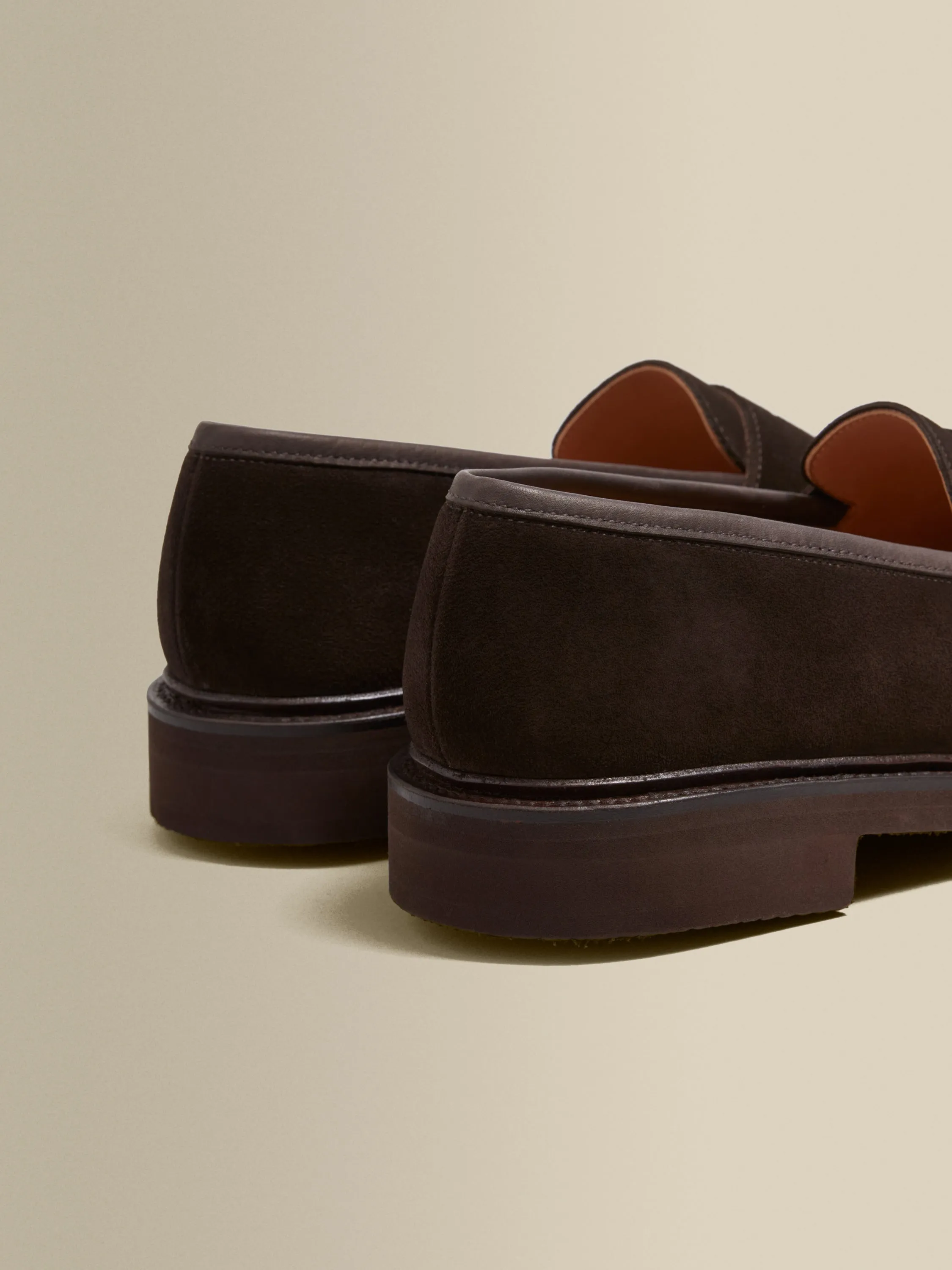 Calf Suede Penny Loafer Shoes sold by Thom Sweeney product image thumbnail 5