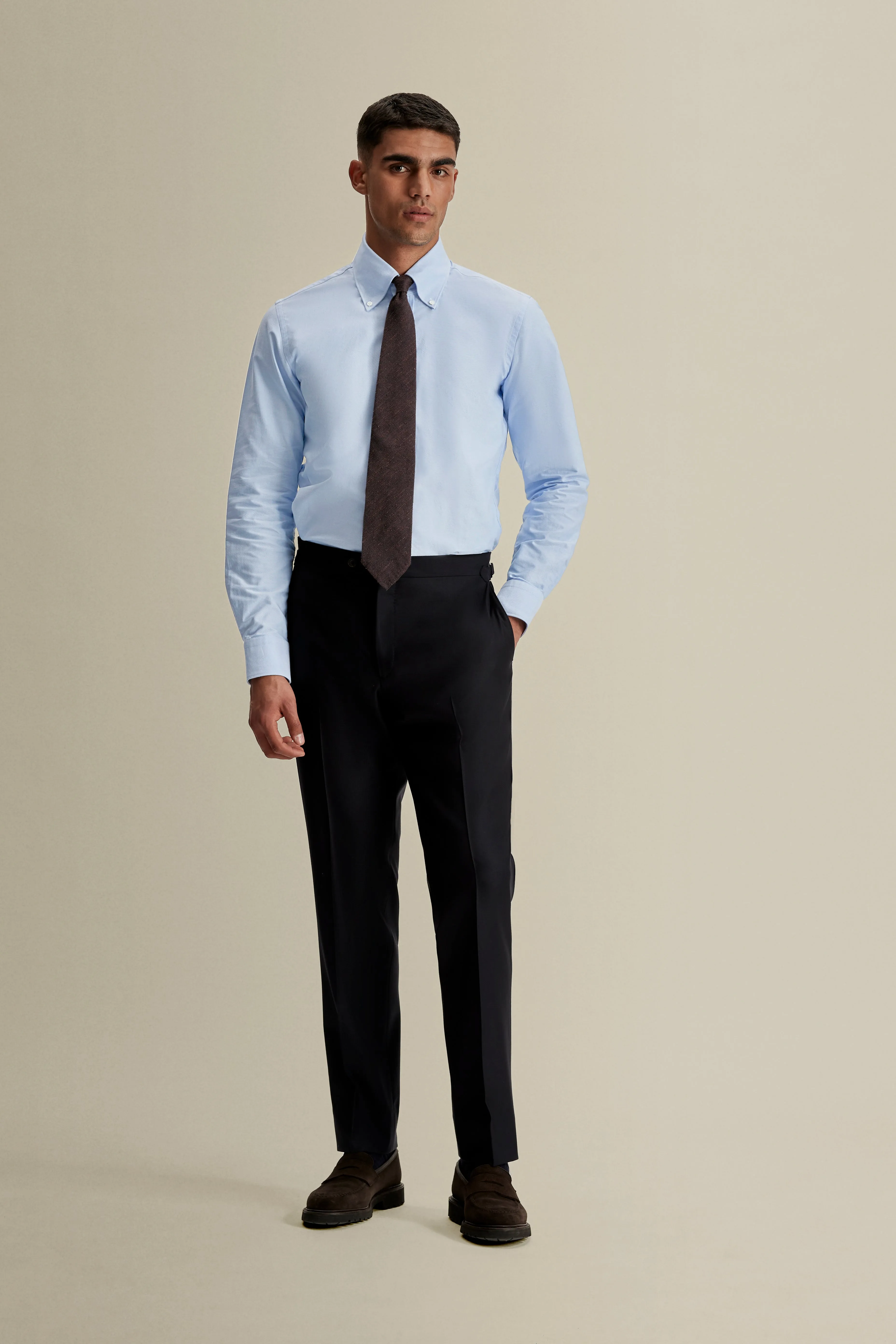 Heavy Cotton Casual Button Down Oxford Shirt sold by Thom Sweeney product image thumbnail 3