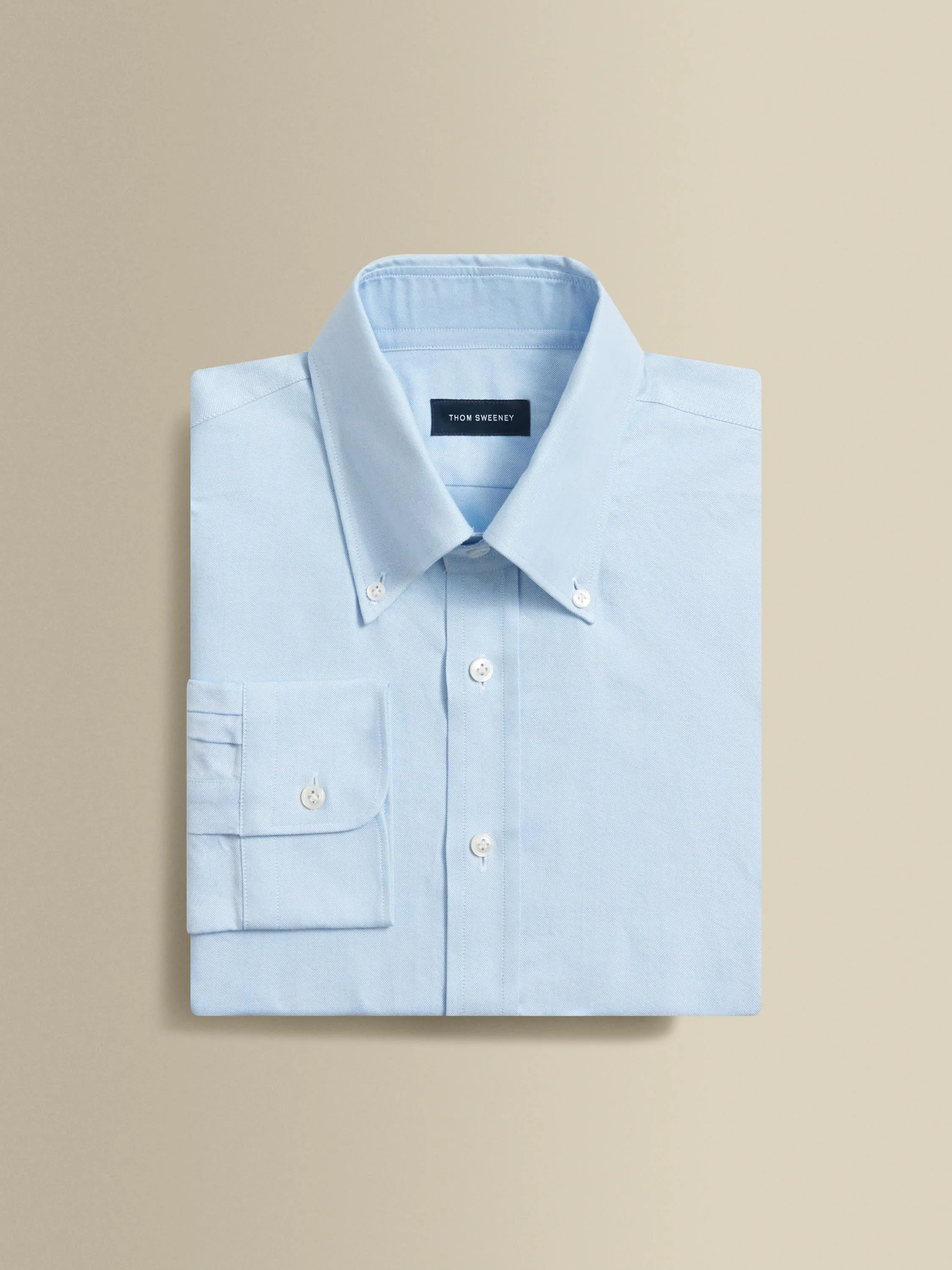 Heavy Cotton Casual Button Down Oxford Shirt sold by Thom Sweeney