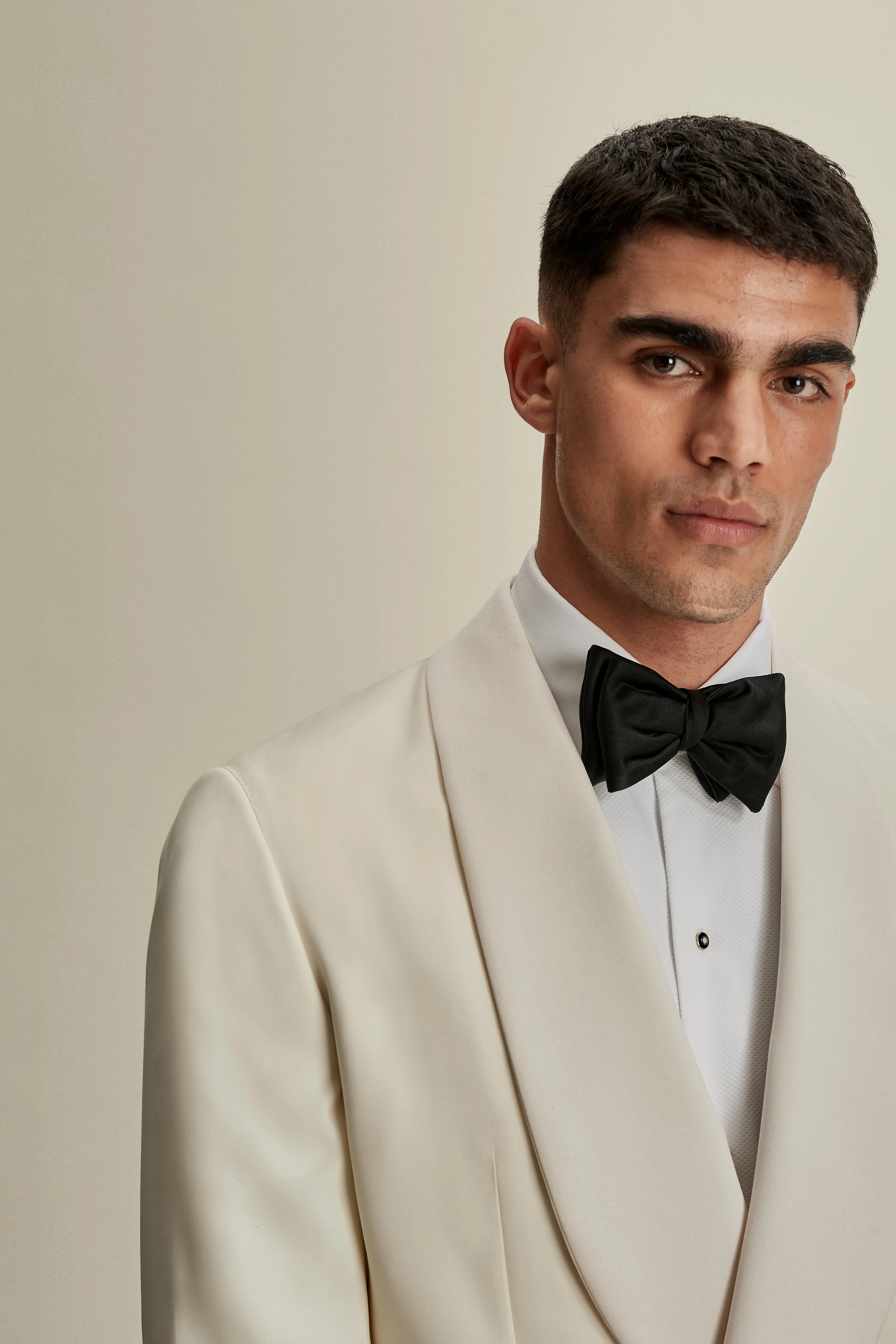 Wool Double Breasted Shawl Lapel Dinner Jacket sold by Thom Sweeney product image thumbnail 4