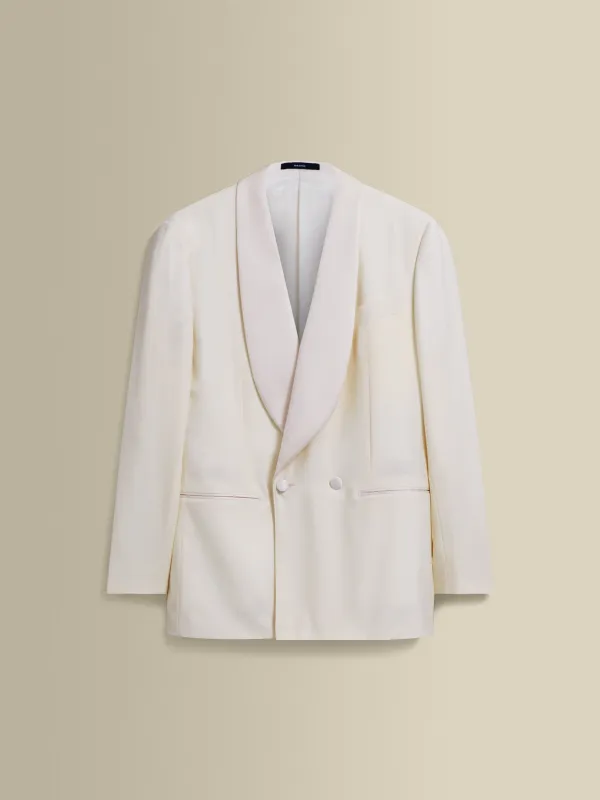 Wool Double Breasted Shawl Lapel Dinner Jacket made by Thom Sweeney