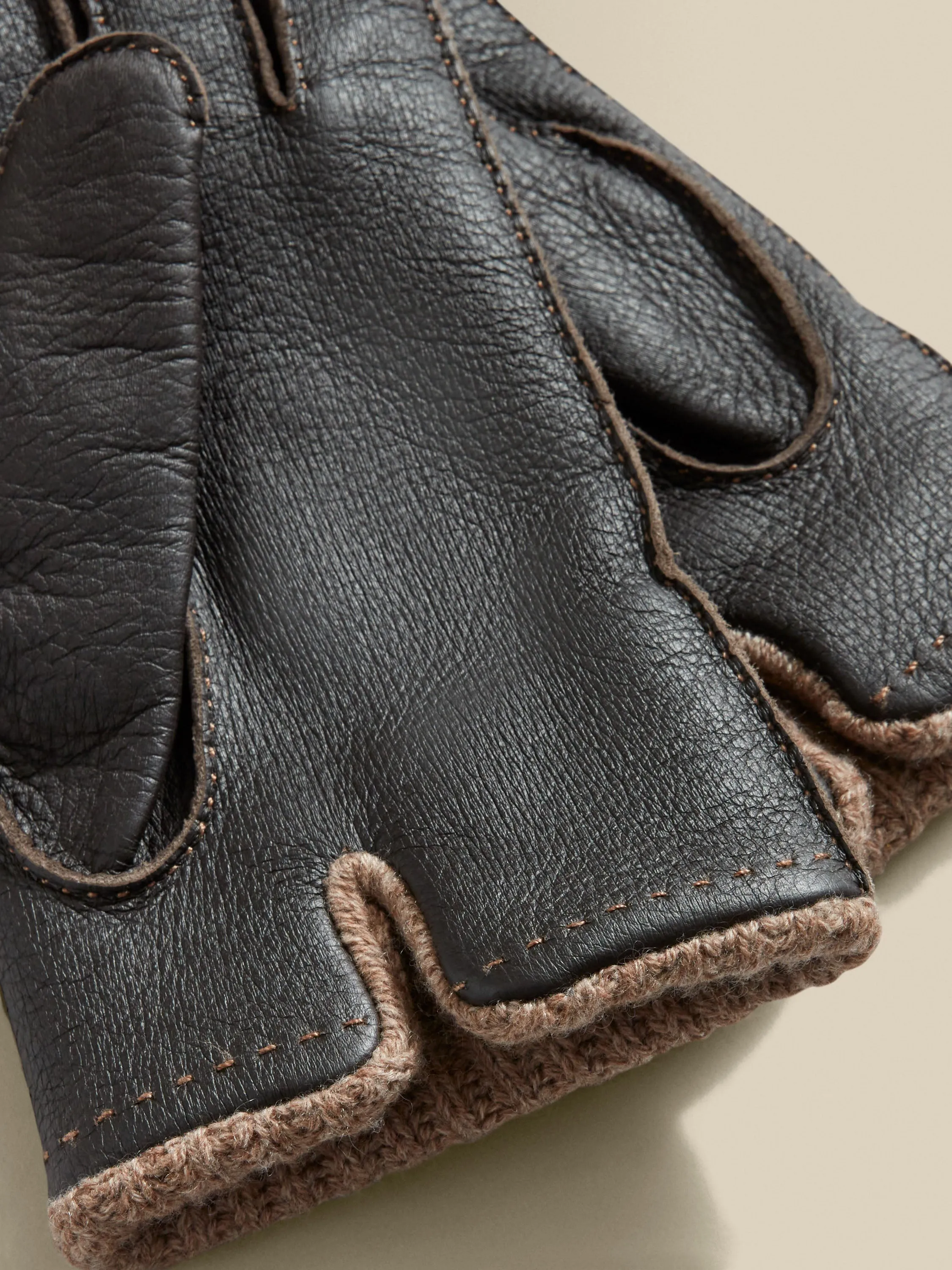 Deer Skin Cashmere Lined Gloves sold by Thom Sweeney product image thumbnail 4
