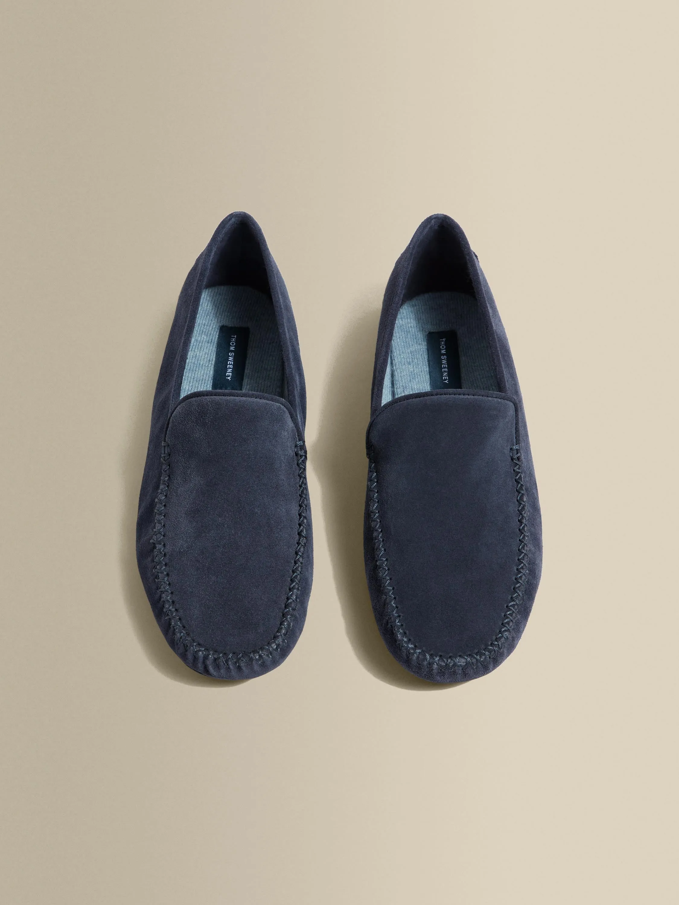 Cashmere Lined Suede Slippers sold by Thom Sweeney product image thumbnail 5