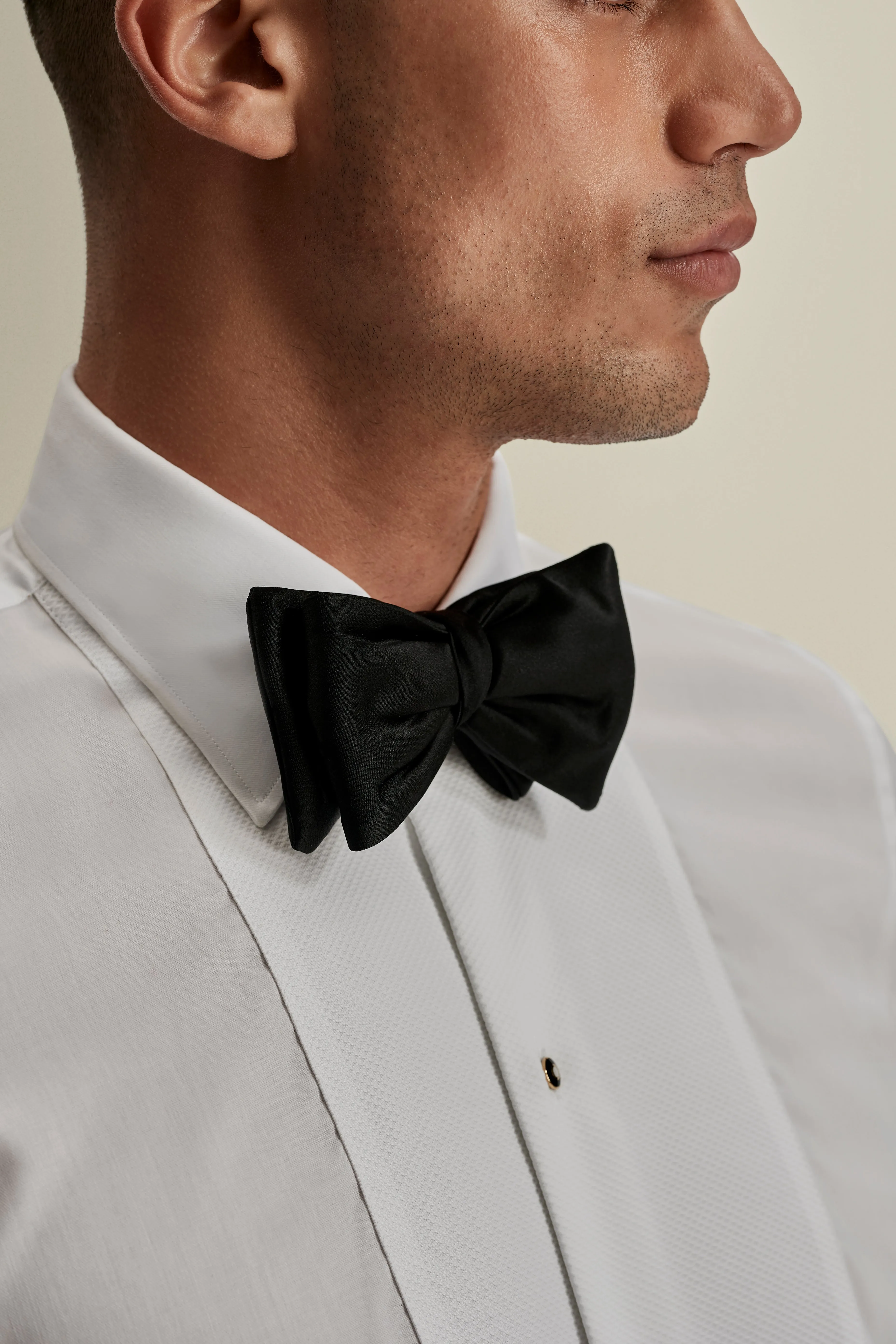 Marcella Bib Front Cotton Formal Shirt sold by Thom Sweeney product image thumbnail 4