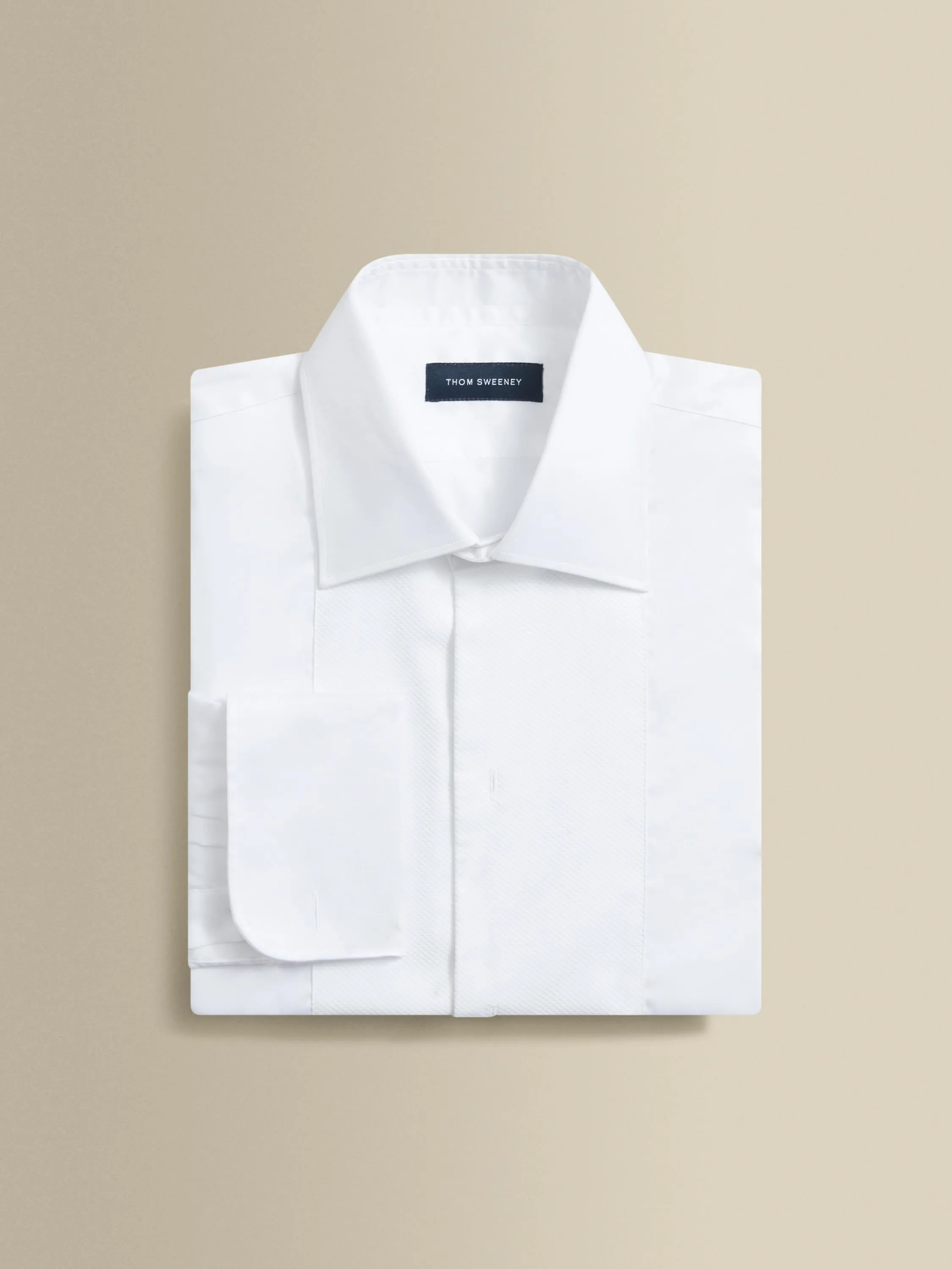 Marcella Bib Front Cotton Formal Shirt sold by Thom Sweeney