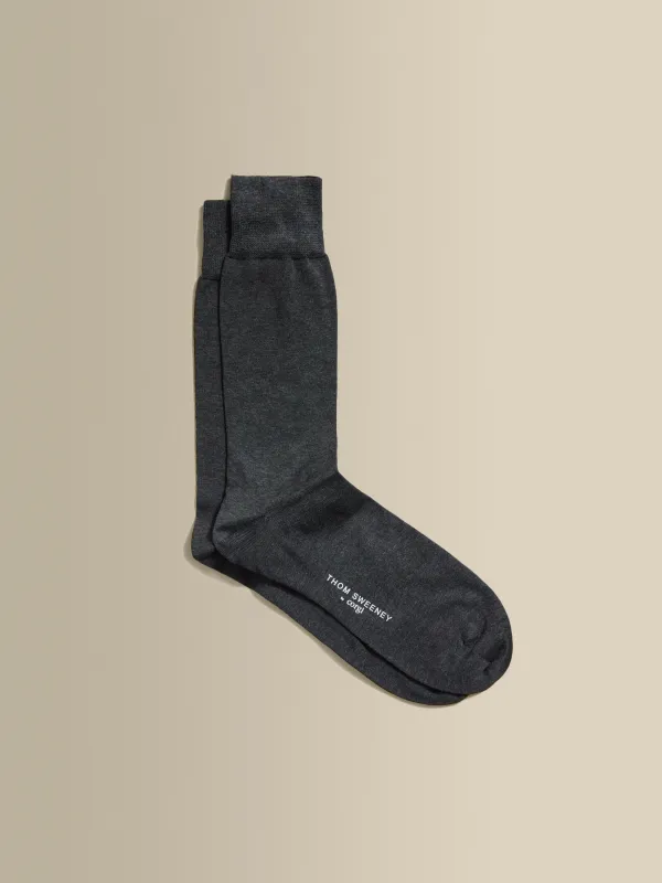 Cotton Plain Dress Sock sold by Thom Sweeney