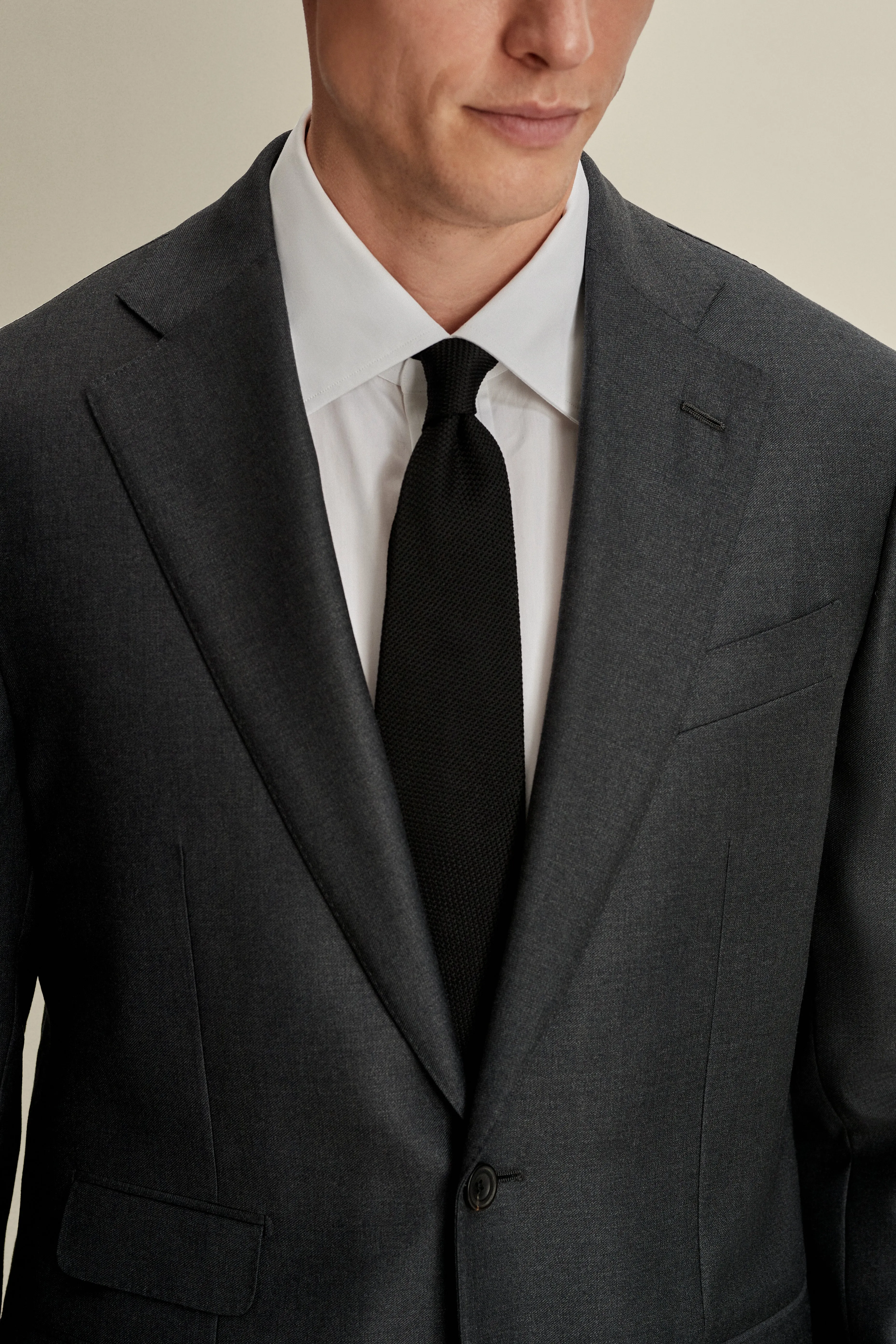 Wool Single Breasted Weighhouse Suit sold by Thom Sweeney product image thumbnail 4
