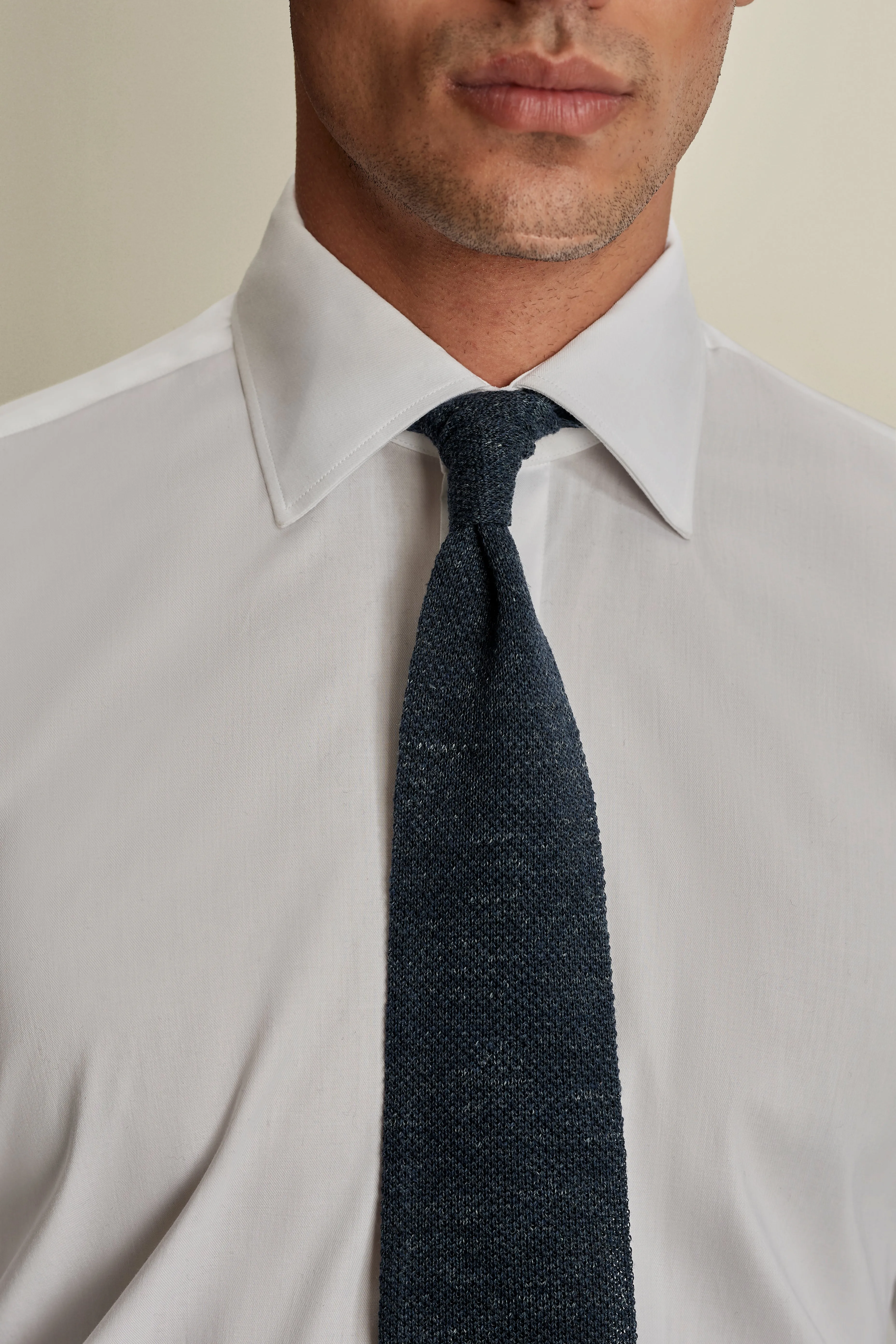 Knitted Linen Tie sold by Thom Sweeney product image thumbnail 3