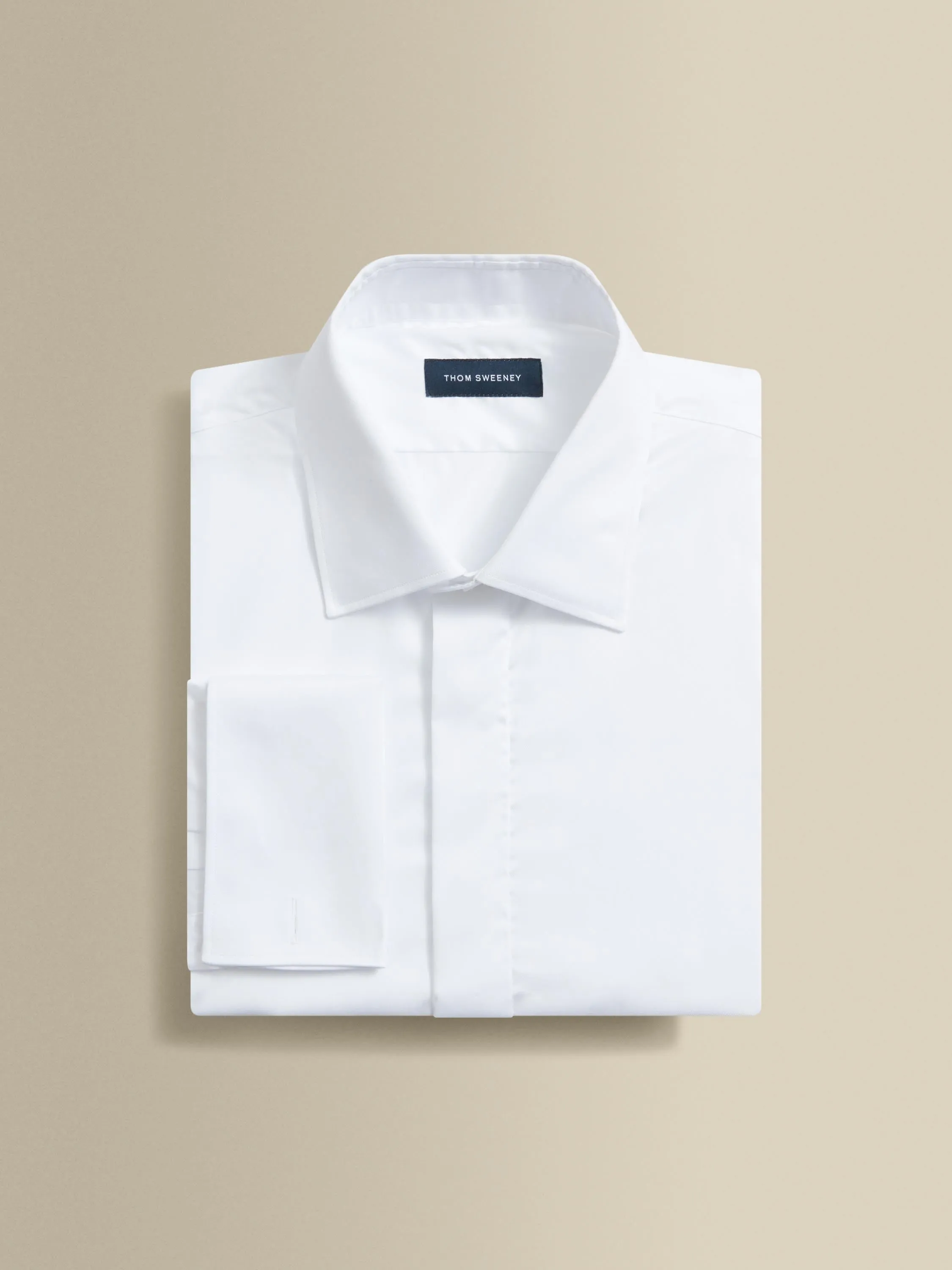 Cotton Stretch Fly Front Dress Shirt sold by Thom Sweeney
