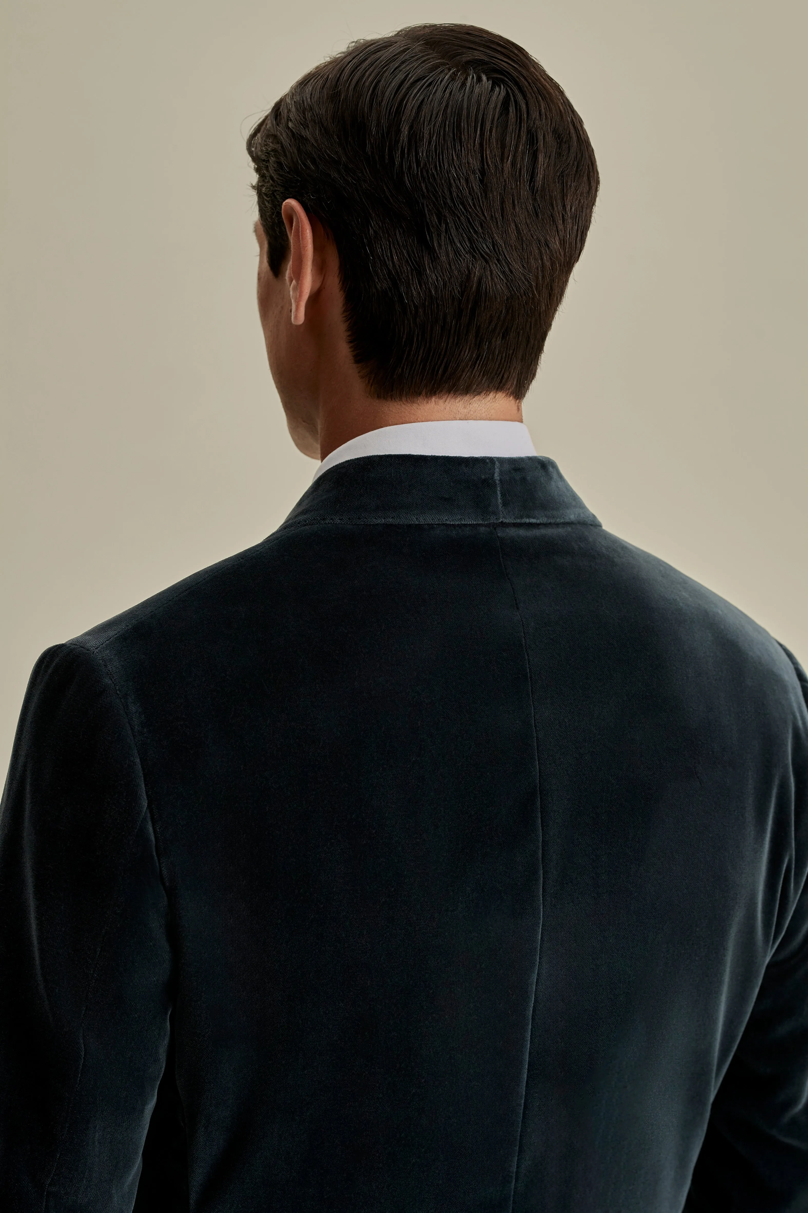 Cotton Stretch Fly Front Dress Shirt sold by Thom Sweeney product image thumbnail 5