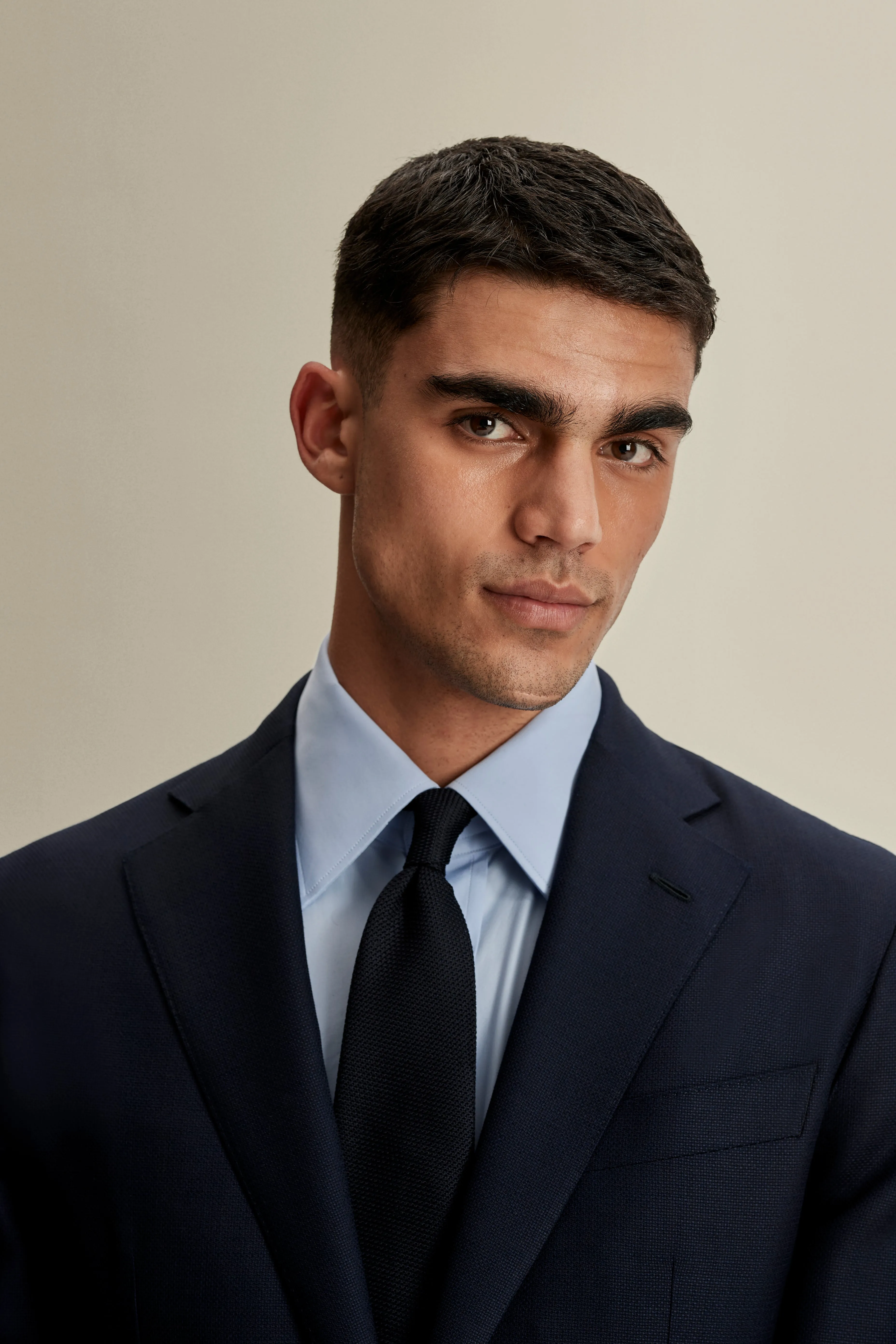 Single Breasted Wool Hopsack Jacket sold by Thom Sweeney product image thumbnail 5