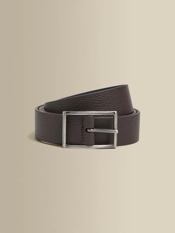 Textured Leather Reversible Belt sold by Thom Sweeney