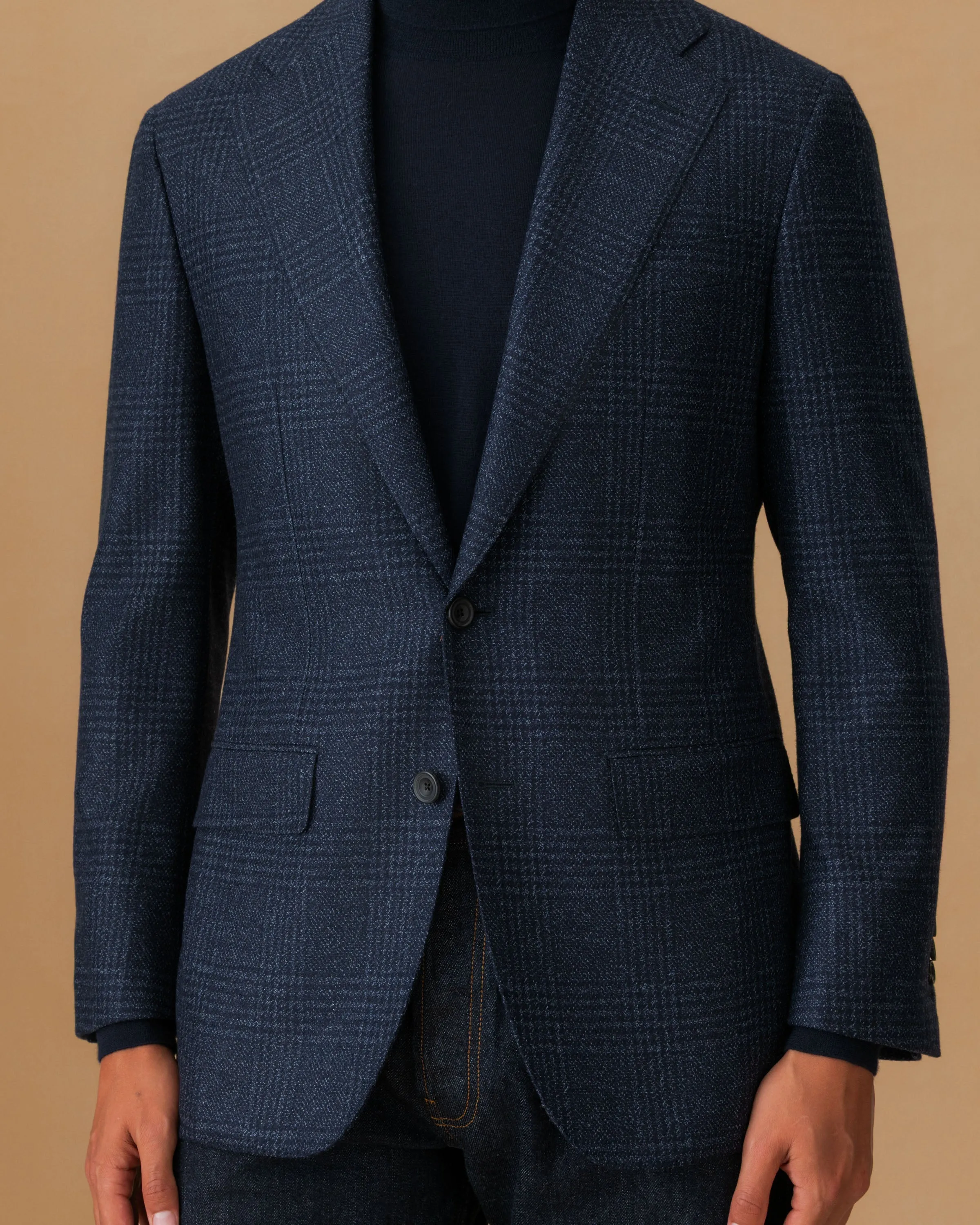 Wool Cashmere Single Breasted Jacket sold by Thom Sweeney product image thumbnail 3