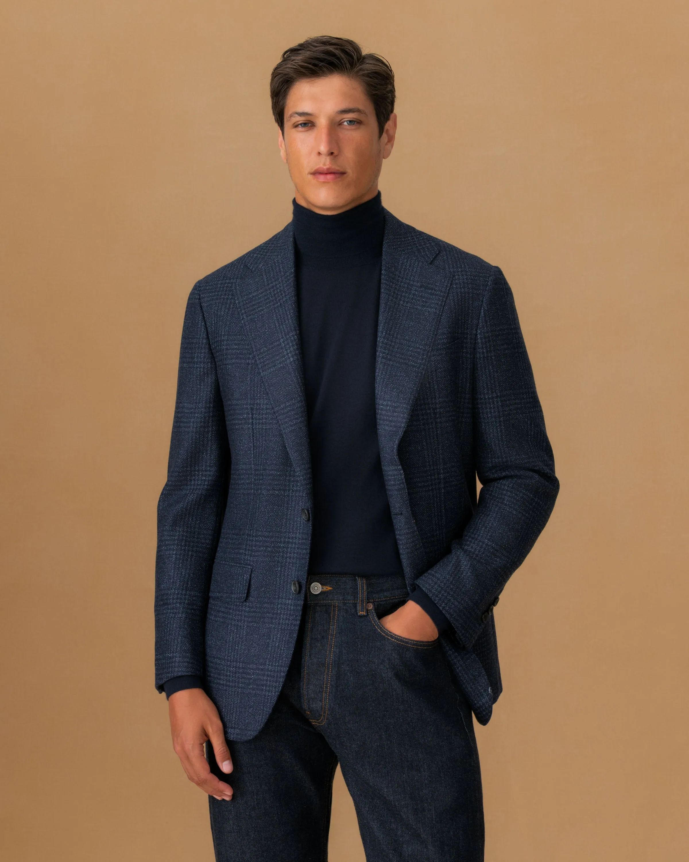 Wool Cashmere Single Breasted Jacket sold by Thom Sweeney product image thumbnail 2
