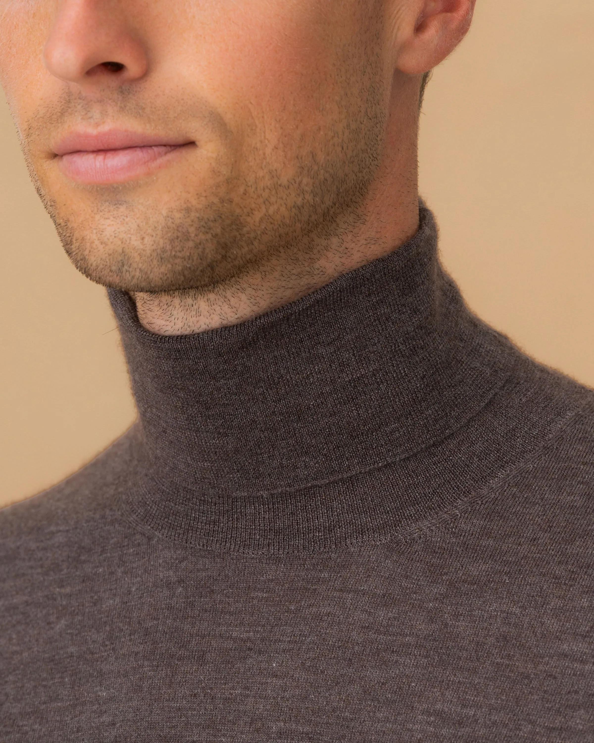 Cashmere Silk Extrafine Roll Neck Sweater sold by Thom Sweeney product image thumbnail 4
