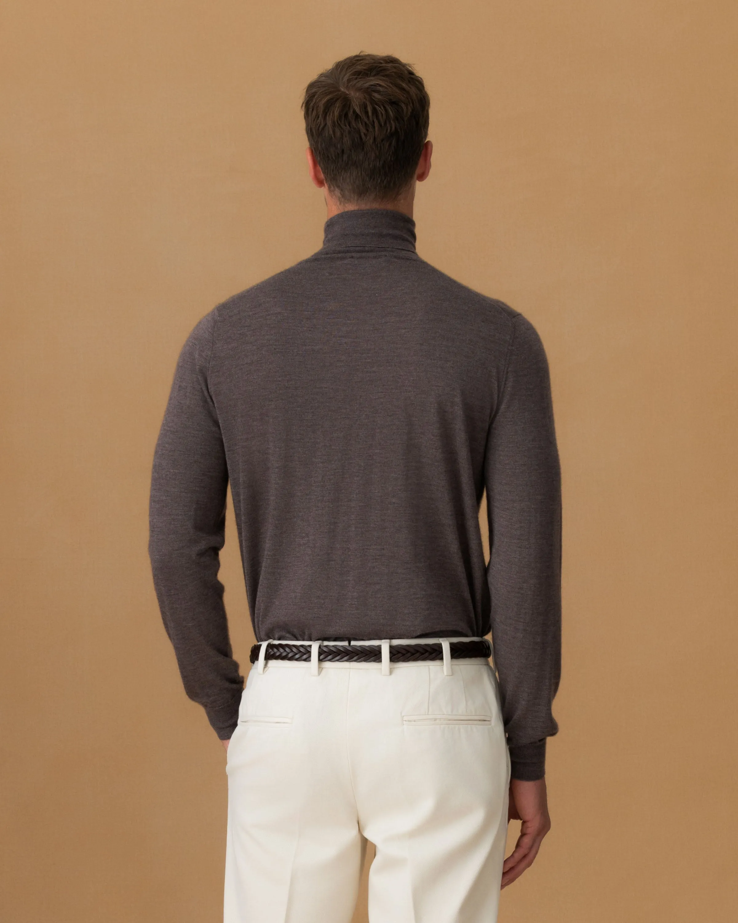 Cashmere Silk Extrafine Roll Neck Sweater sold by Thom Sweeney product image thumbnail 5