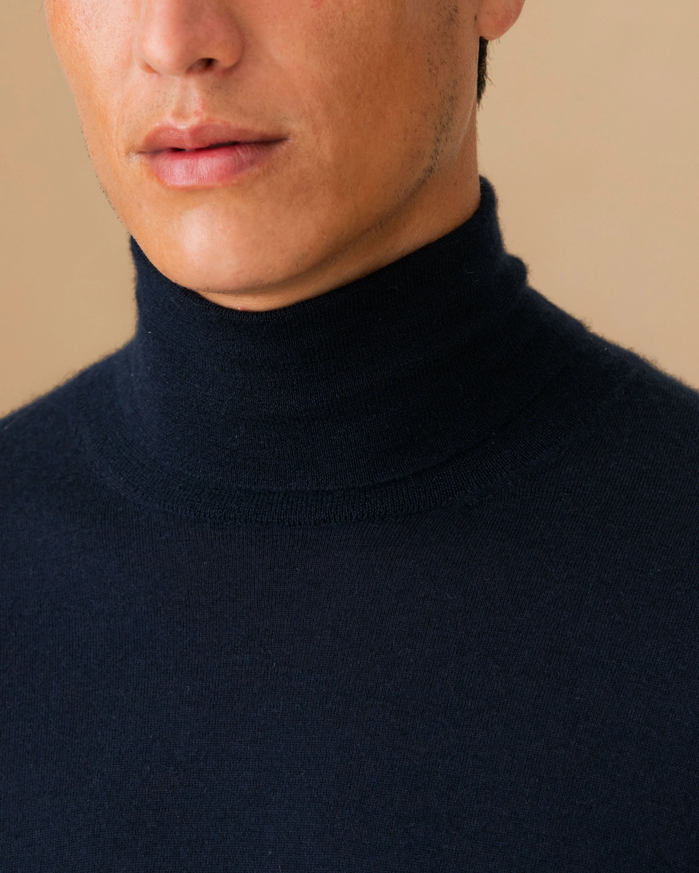 Cashmere Silk Extrafine Roll Neck Sweater sold by Thom Sweeney product image thumbnail 4