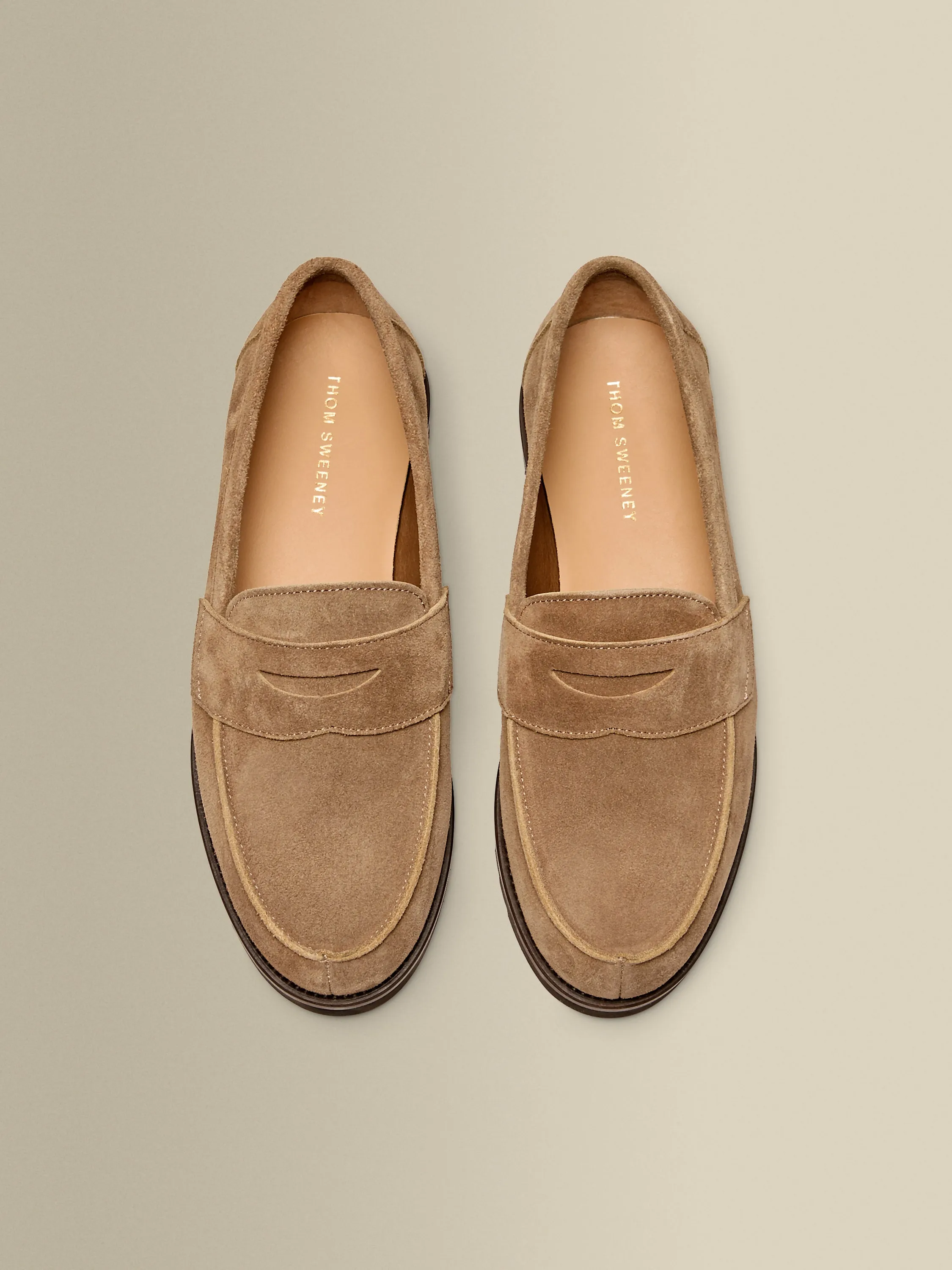 Suede Penny Loafer Shoes sold by Thom Sweeney product image thumbnail 4