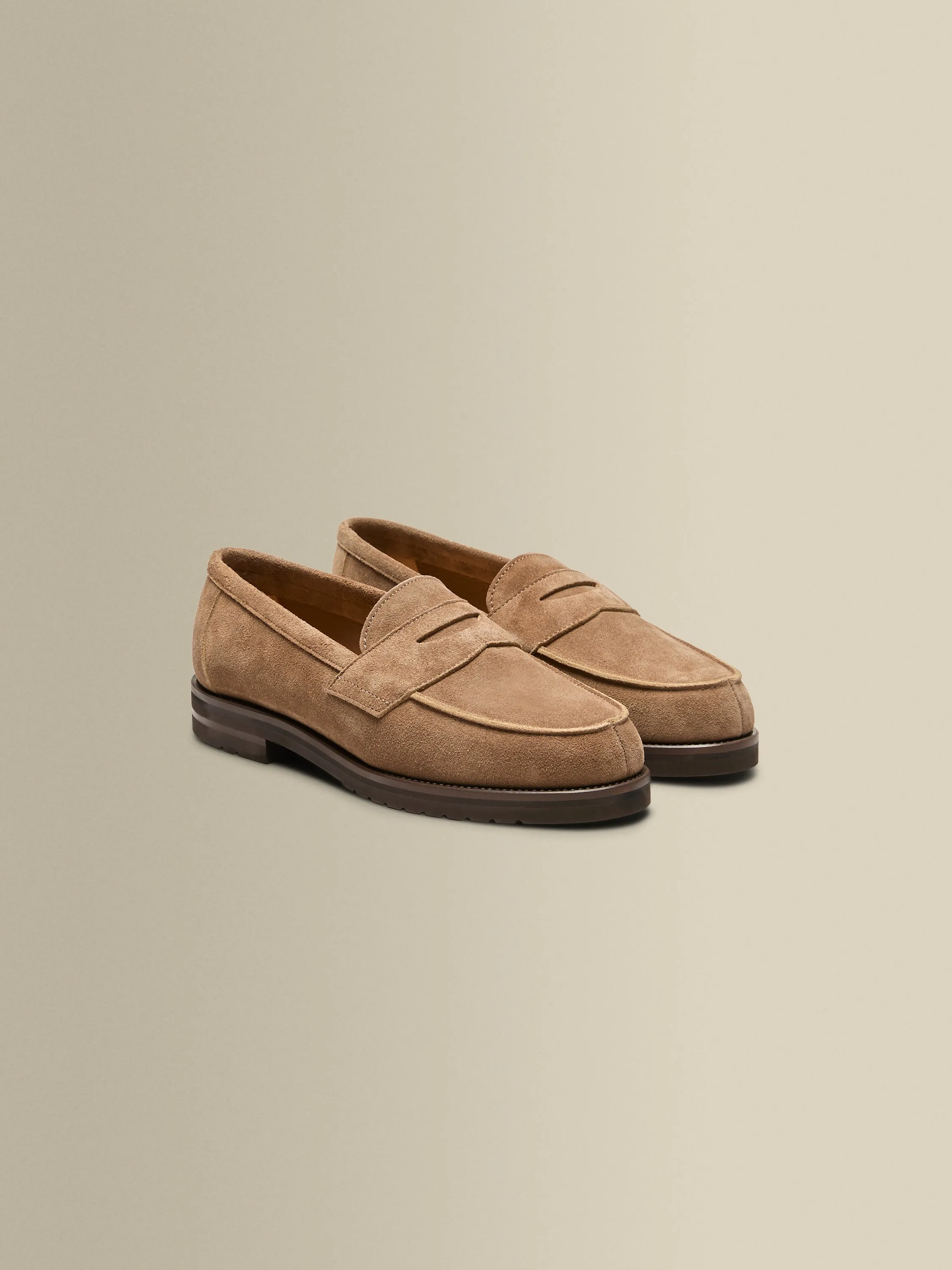 Suede Penny Loafer Shoes sold by Thom Sweeney