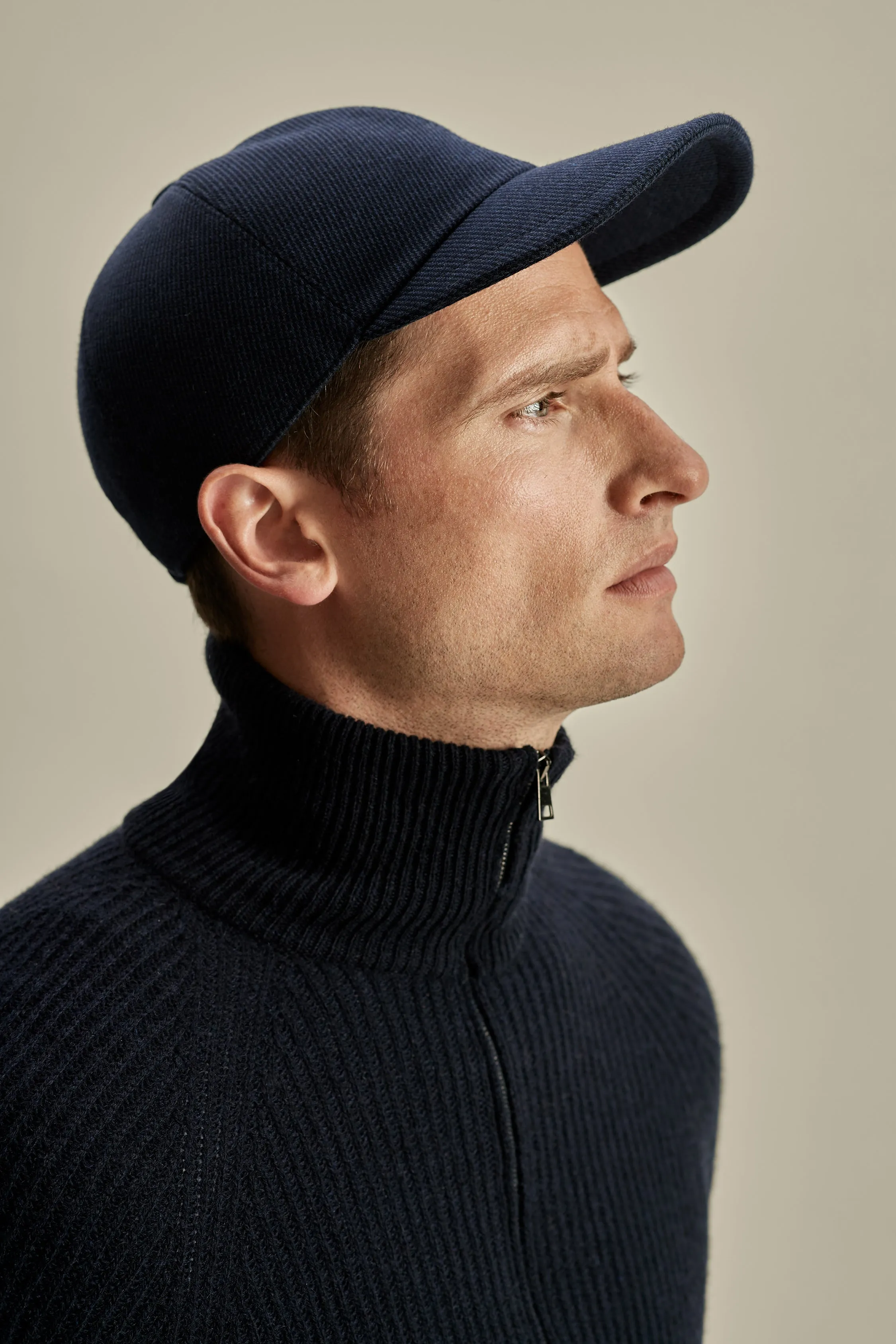 Wool Cashmere Baseball Cap sold by Thom Sweeney product image thumbnail 2