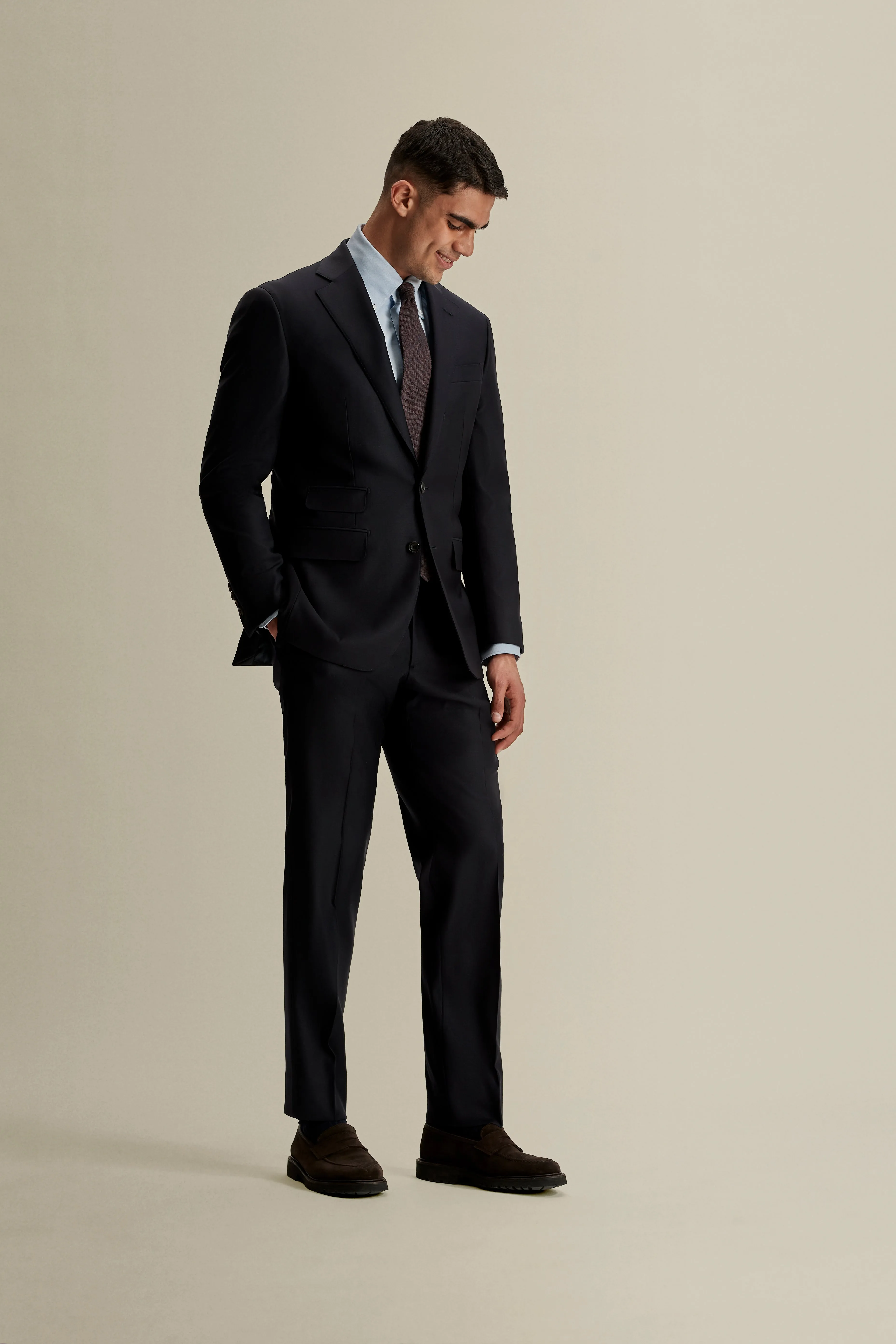 Wool Single Breasted Weighhouse Suit sold by Thom Sweeney product image thumbnail 2