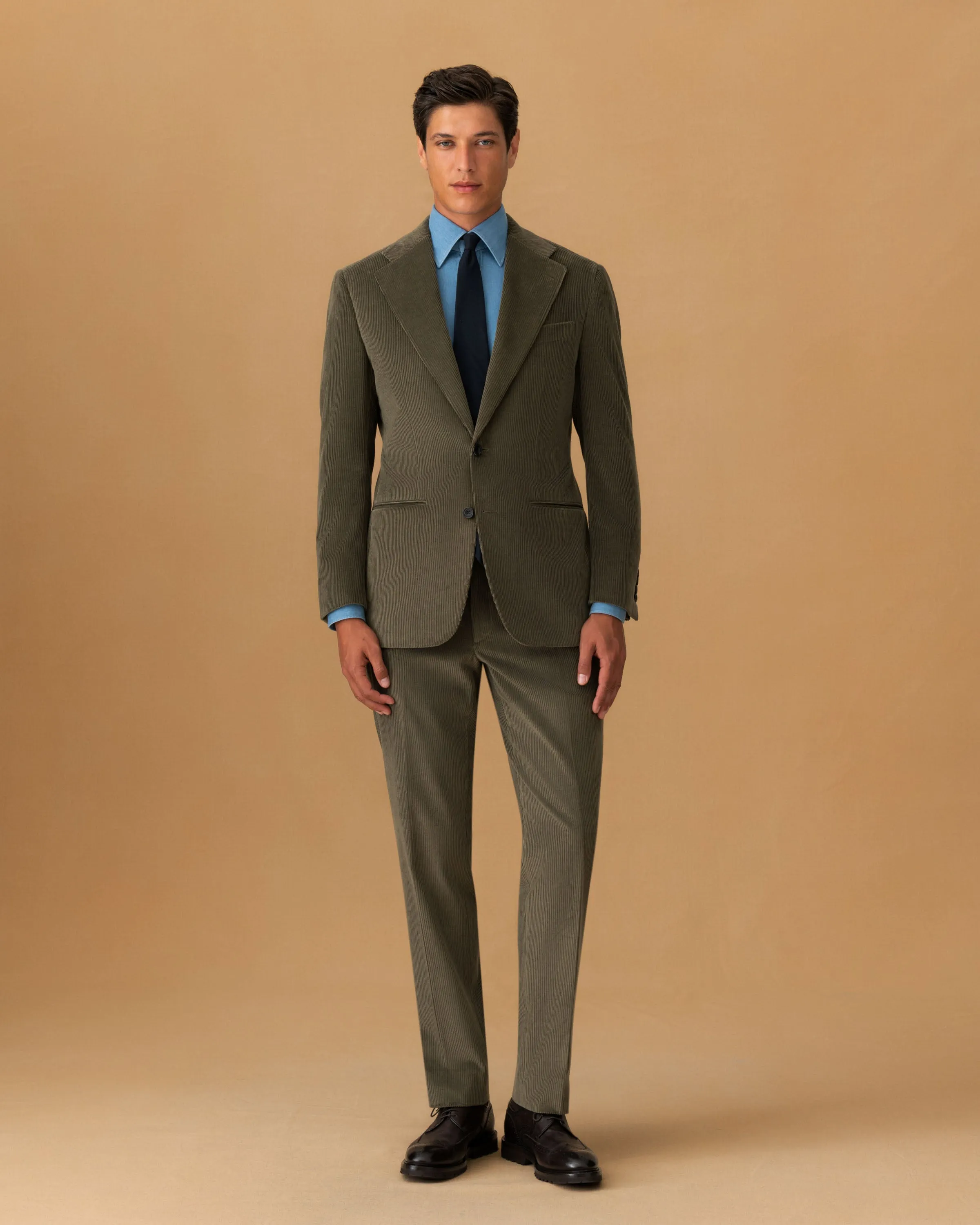 Corduroy Single Breasted Suit sold by Thom Sweeney product image thumbnail 2