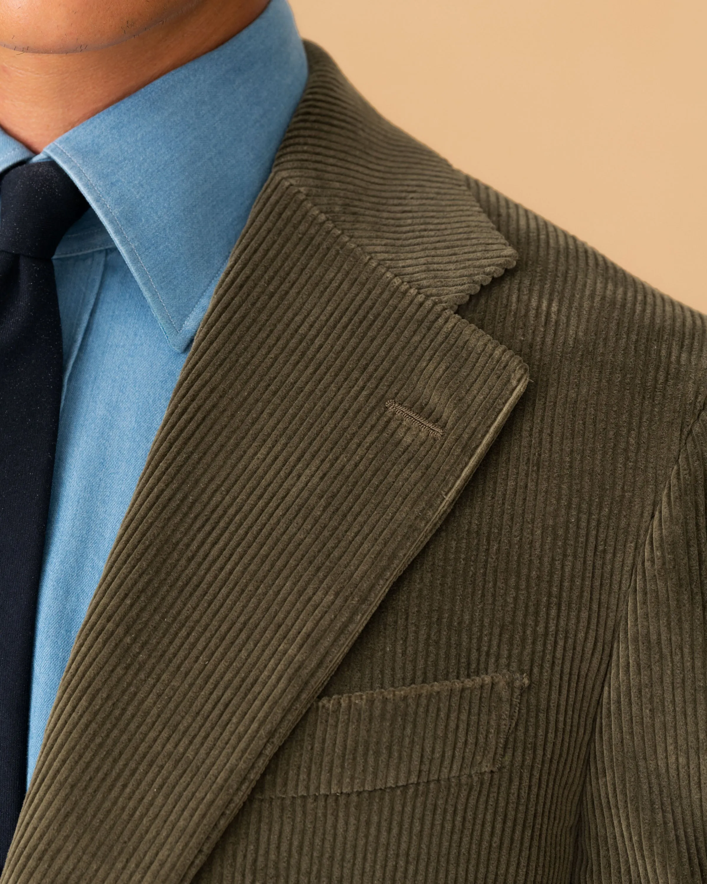 Corduroy Single Breasted Suit sold by Thom Sweeney product image thumbnail 4