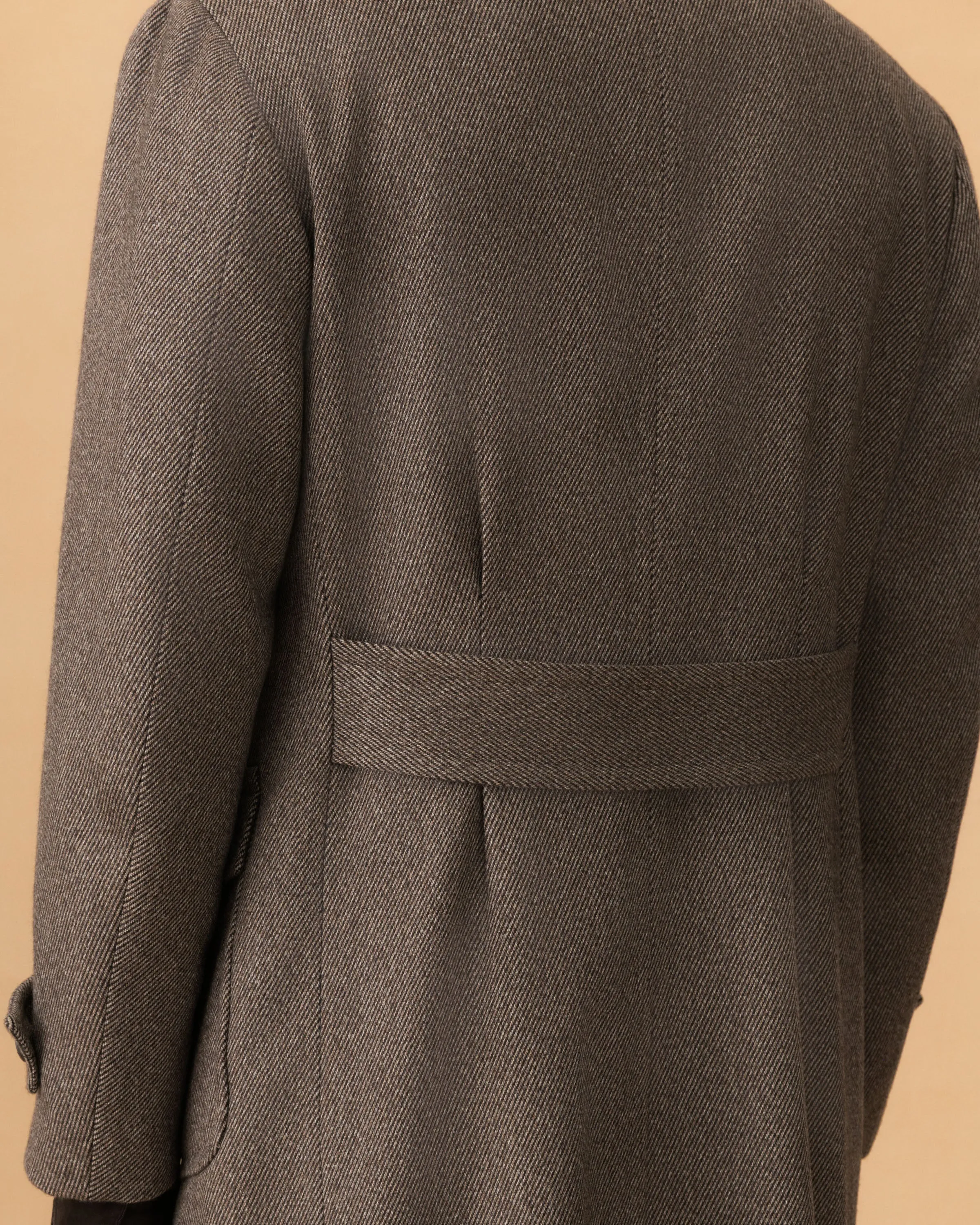 Wool Unstructured Double Breasted Overcoat sold by Thom Sweeney product image thumbnail 5