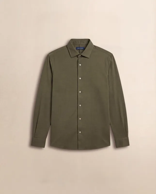 Cotton Button Through Shirt made by Thom Sweeney