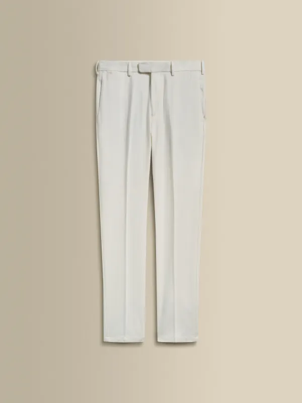 Cotton Easy Fit Flat Front Chinos made by Thom Sweeney