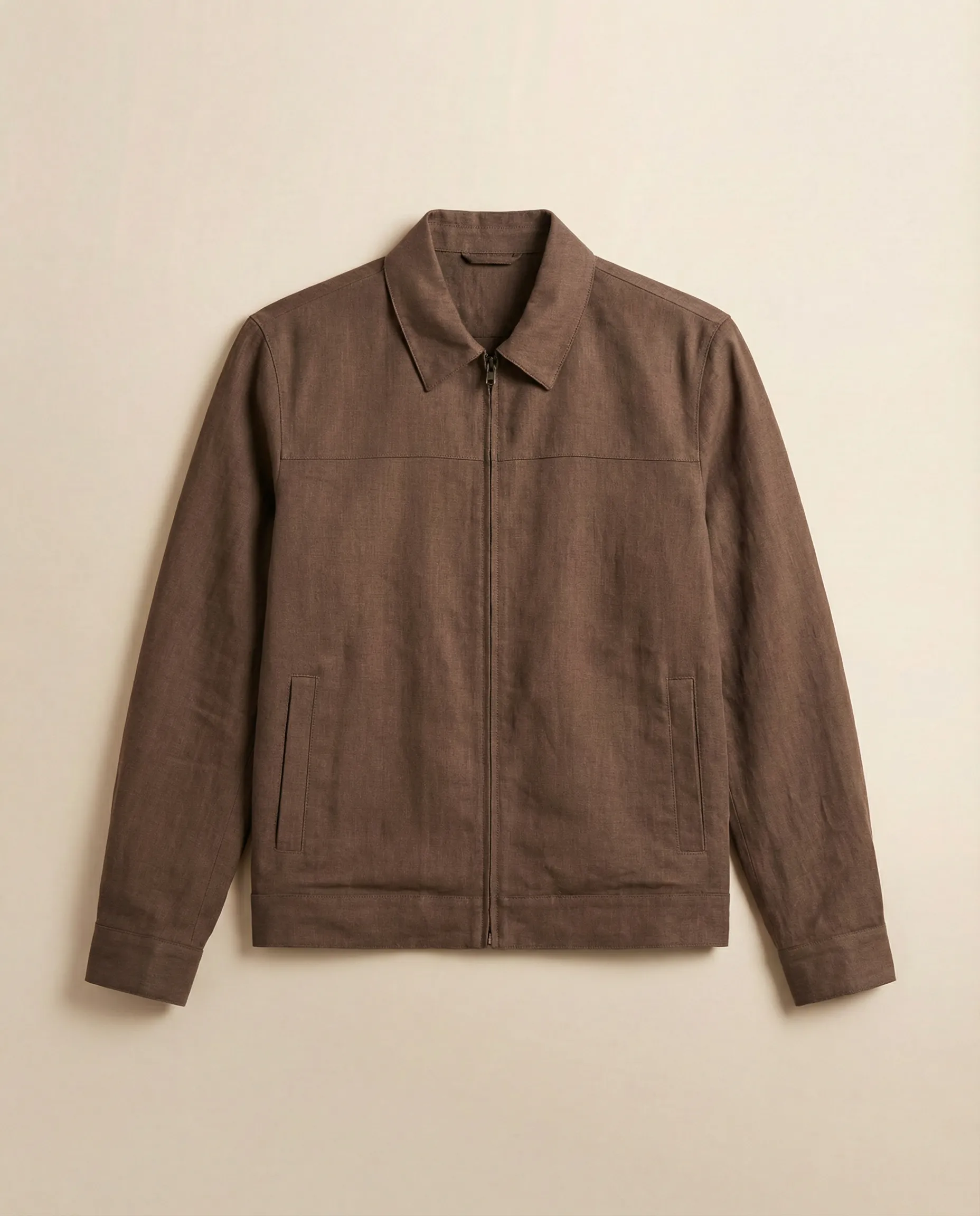 Linen Shirt Collar Jacket sold by Thom Sweeney