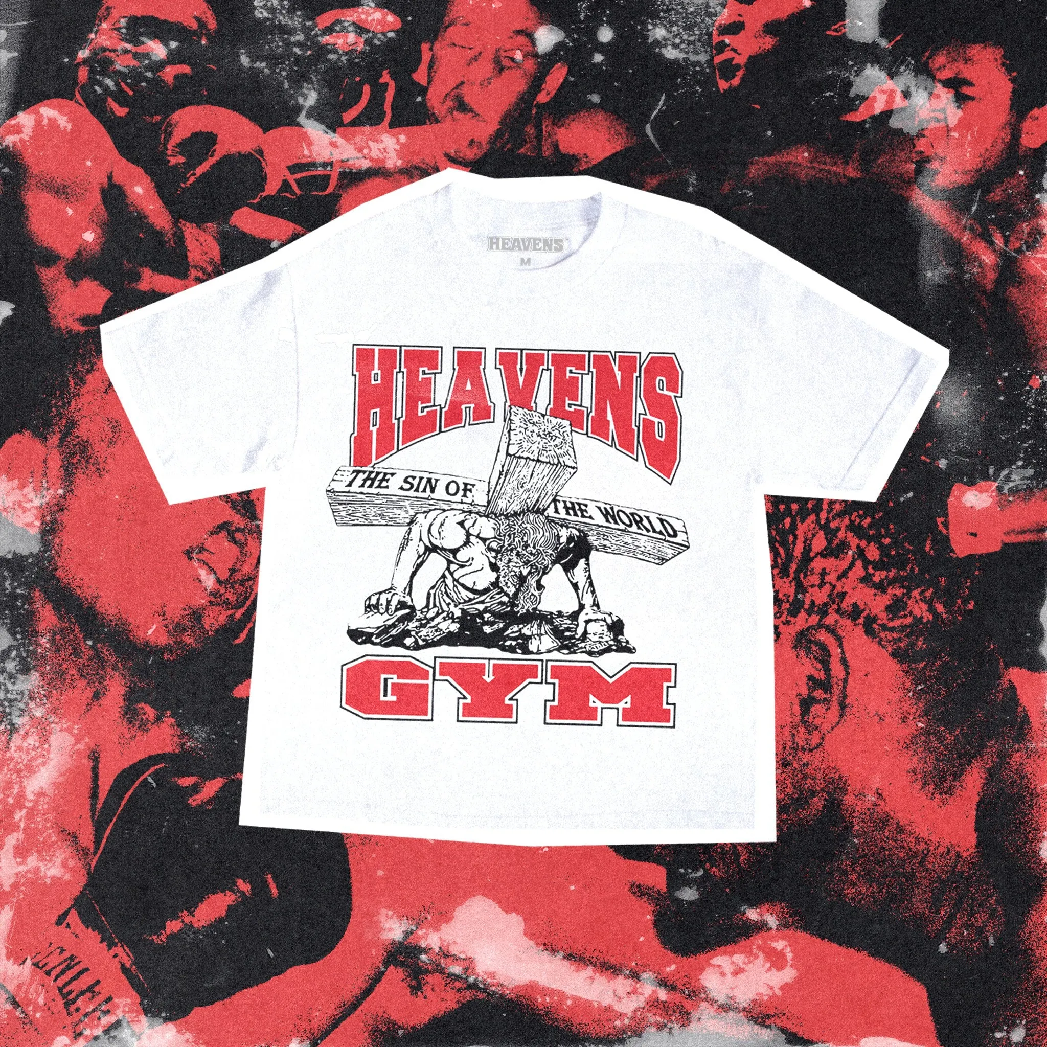 HEAVENS GYM TEE ($15) sold by Heavens