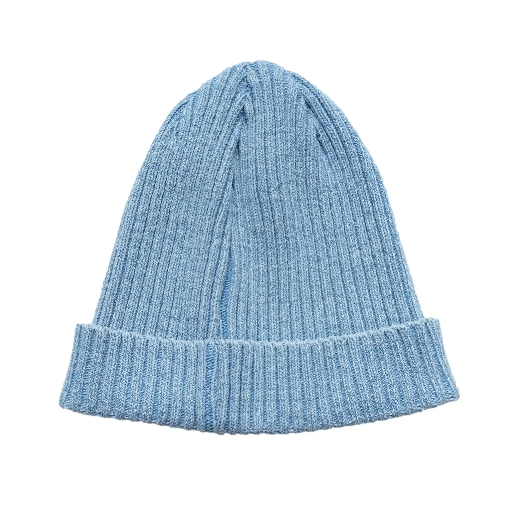 Fullcount Faded Indigo Dyed Beanie sold by Okayama Denim product image thumbnail 2