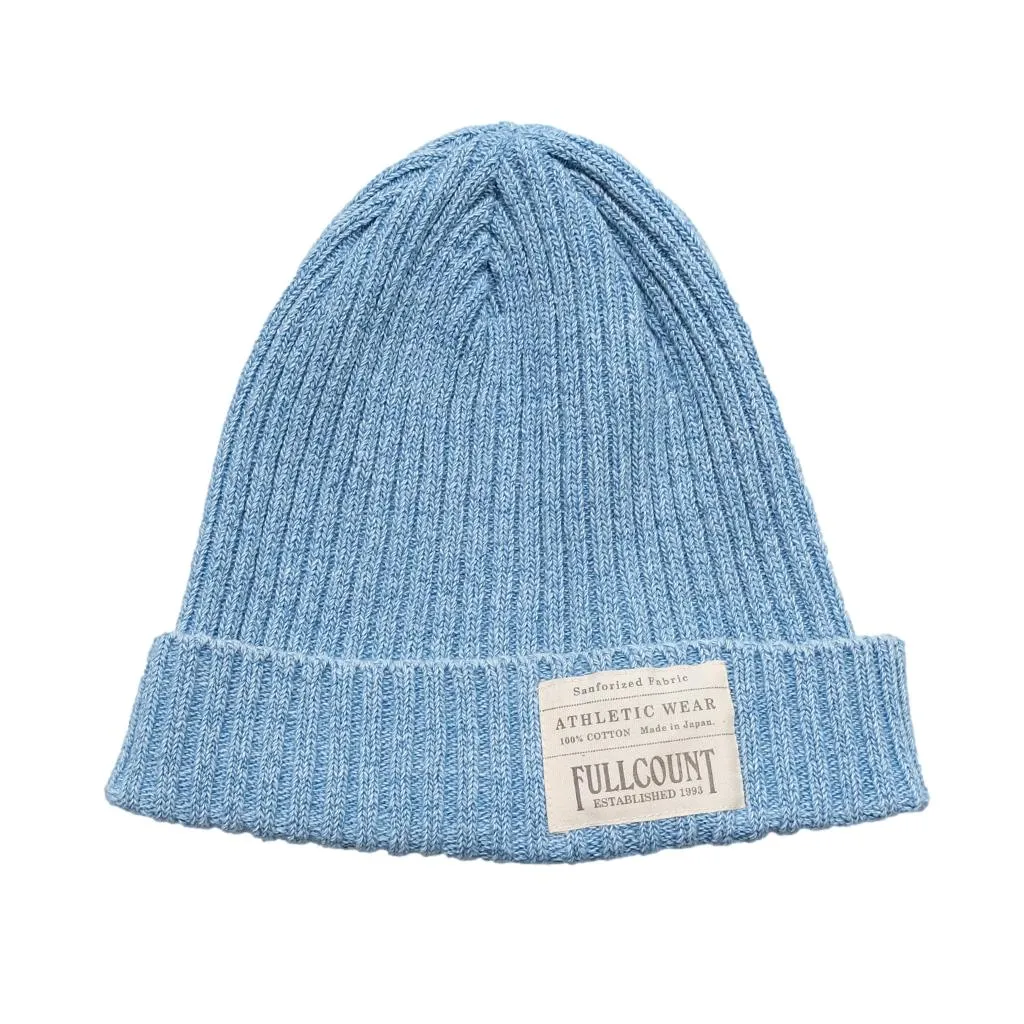 Fullcount Faded Indigo Dyed Beanie sold by Okayama Denim