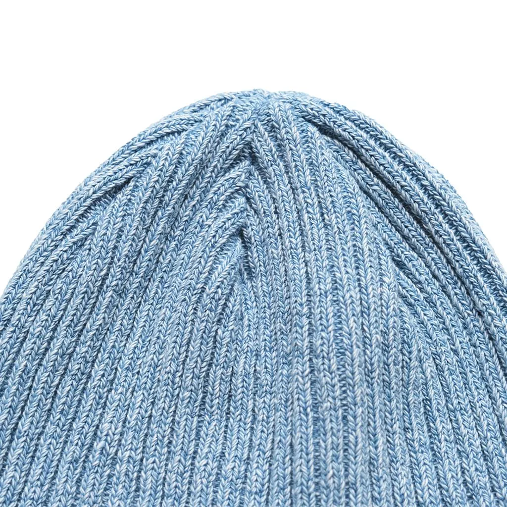 Fullcount Faded Indigo Dyed Beanie sold by Okayama Denim product image thumbnail 4
