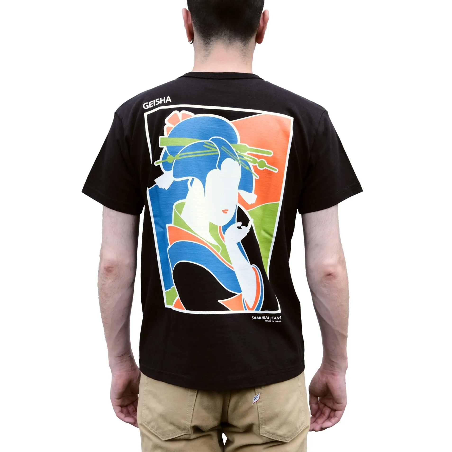 Samurai Jeans SJST26-103 Heavyweight Logo Print Tee sold by Okayama Denim product image thumbnail 2