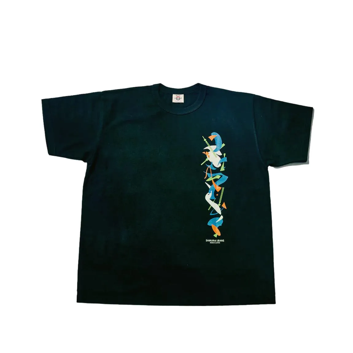 Samurai Jeans SJST26-103 Heavyweight Logo Print Tee sold by Okayama Denim product image thumbnail 3