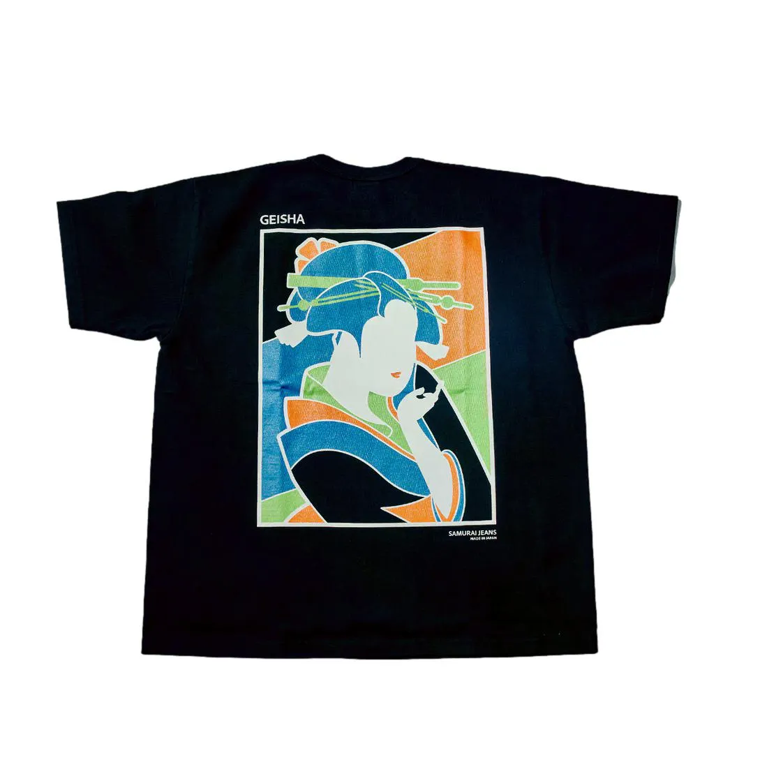 Samurai Jeans SJST26-103 Heavyweight Logo Print Tee sold by Okayama Denim product image thumbnail 4