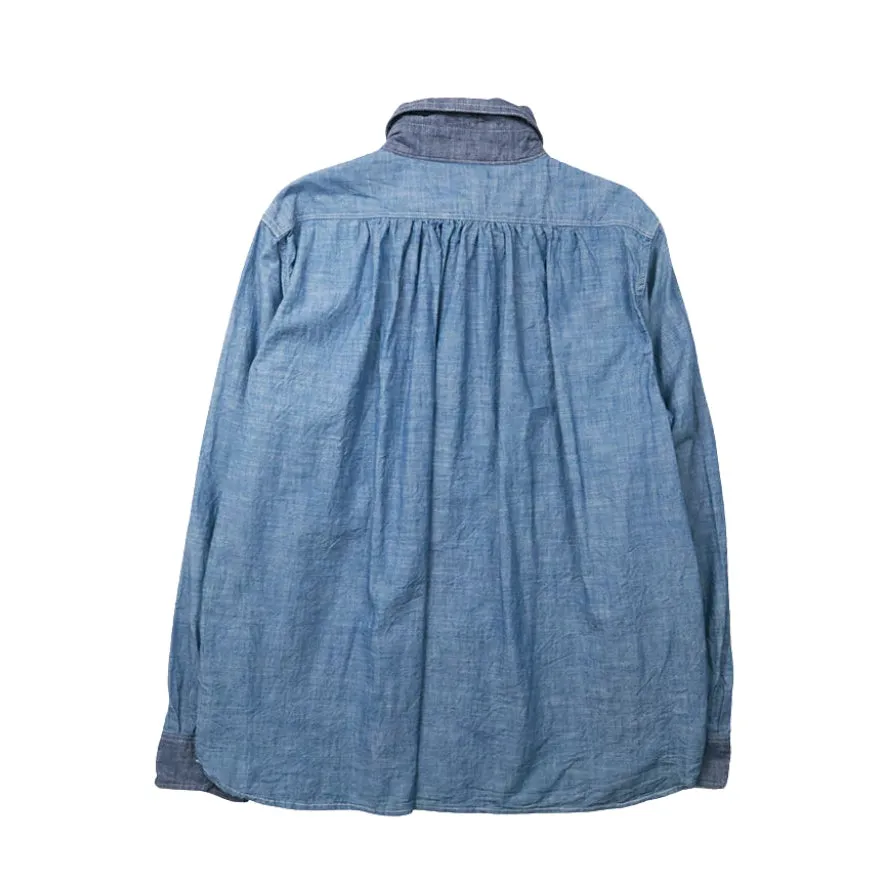 Fullcount x Fumito Ganryu USN Selvedge Chambray Shirt sold by Okayama Denim product image thumbnail 4