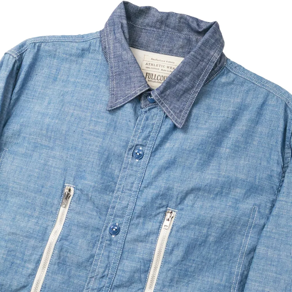 Fullcount x Fumito Ganryu USN Selvedge Chambray Shirt sold by Okayama Denim product image thumbnail 5