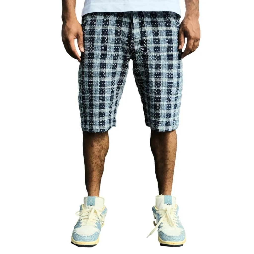 Studio D'Artisan "Indigo Noragi Sashiko" Shorts sold by Okayama Denim