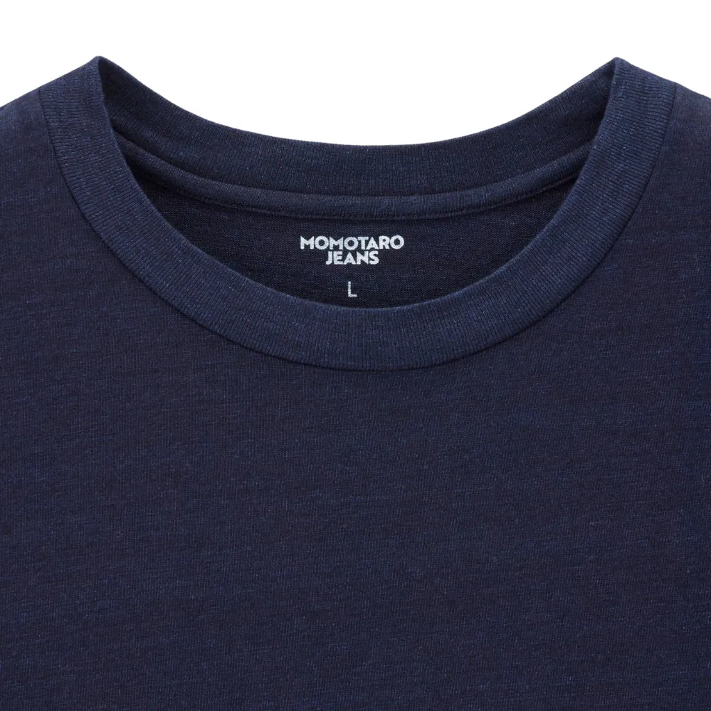 Momotaro 6.6oz. Indigo Dyed Tee sold by Okayama Denim product image thumbnail 4