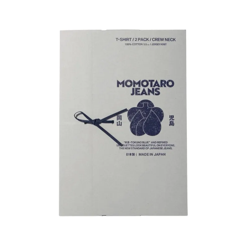 Momotaro Loopwheel 2-Pack Crewneck Tee made by Momotaro