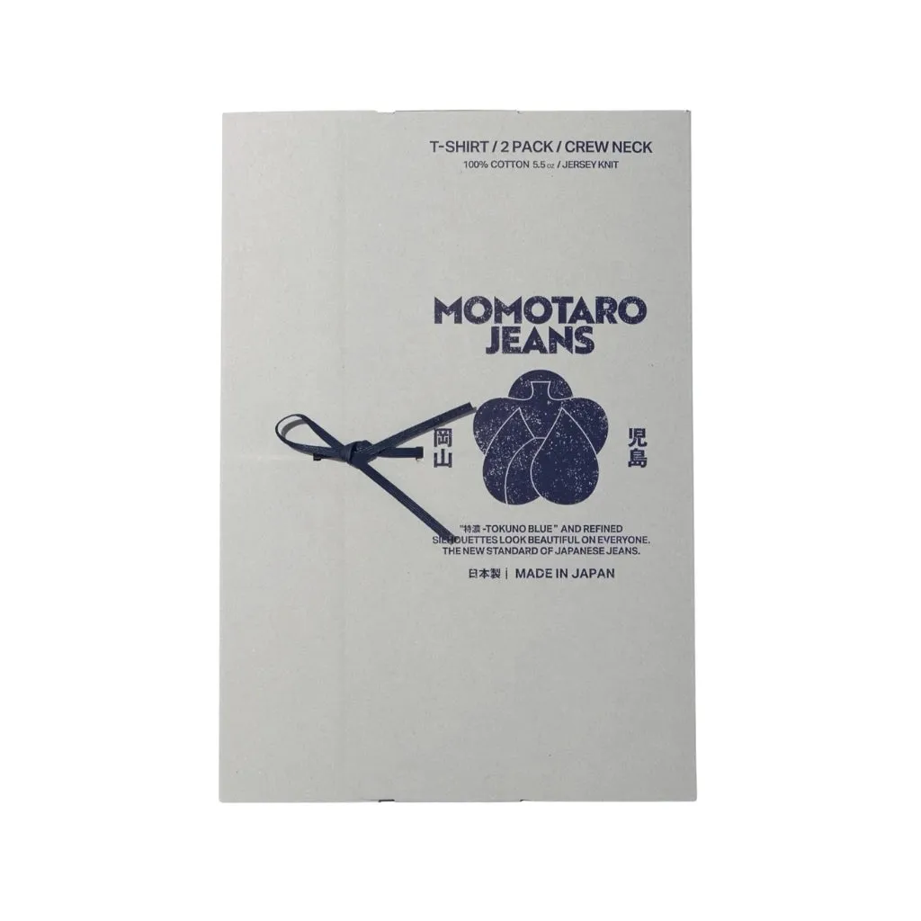 Momotaro Loopwheel 2-Pack Crewneck Tee sold by Okayama Denim
