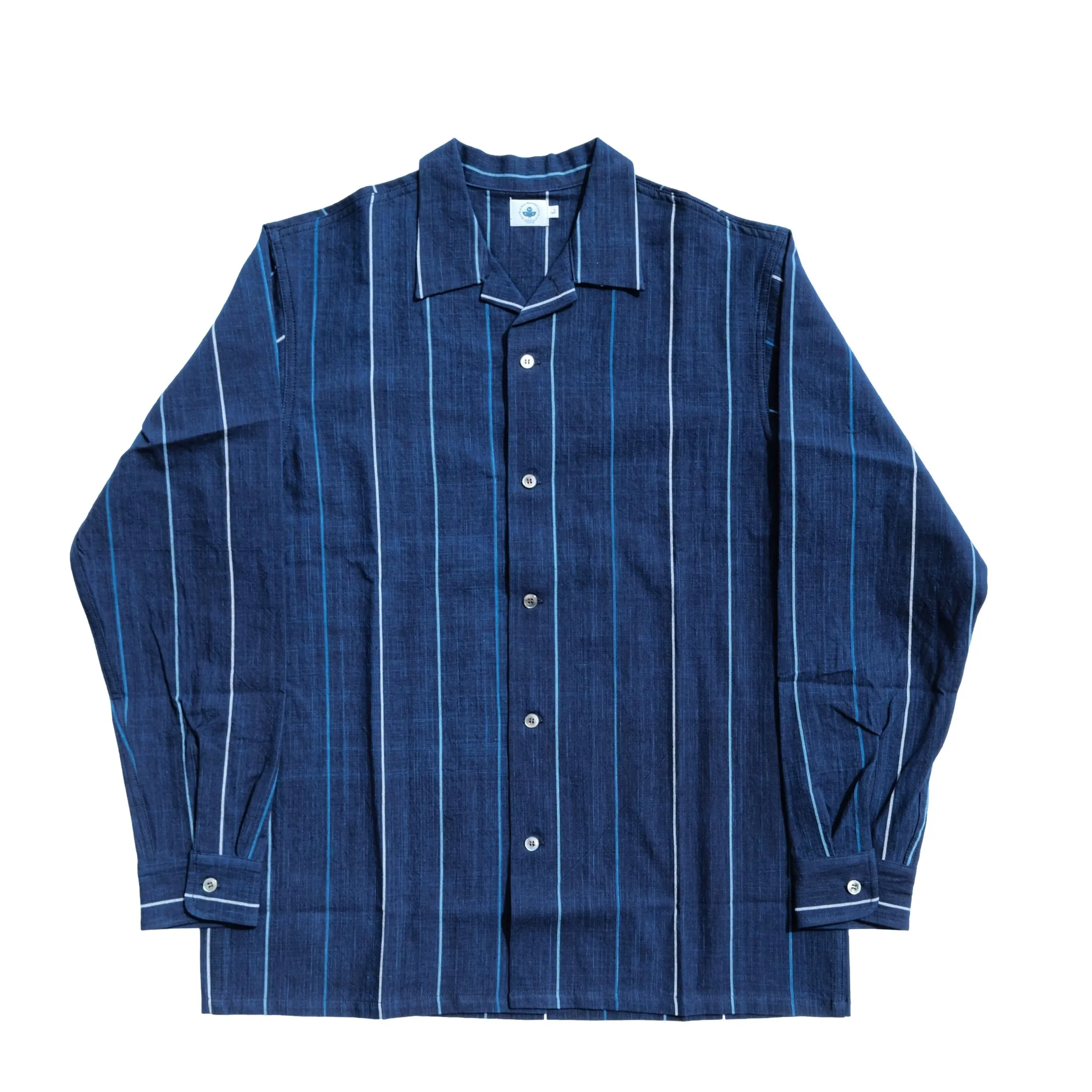 Omoto Denim "Matsusaka Momen" Natural Indigo Shirt sold by Okayama Denim product image thumbnail 3