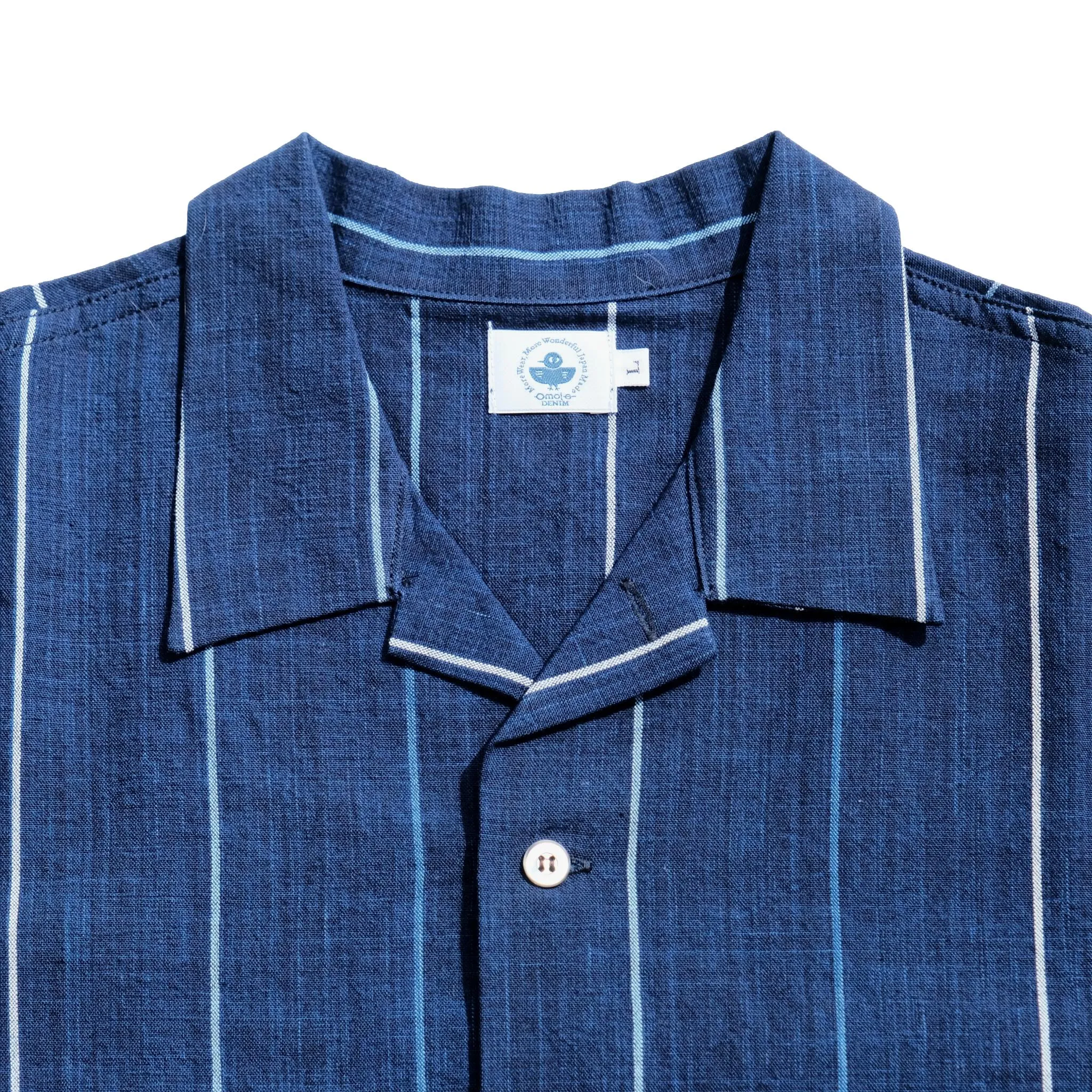 Omoto Denim "Matsusaka Momen" Natural Indigo Shirt sold by Okayama Denim product image thumbnail 5
