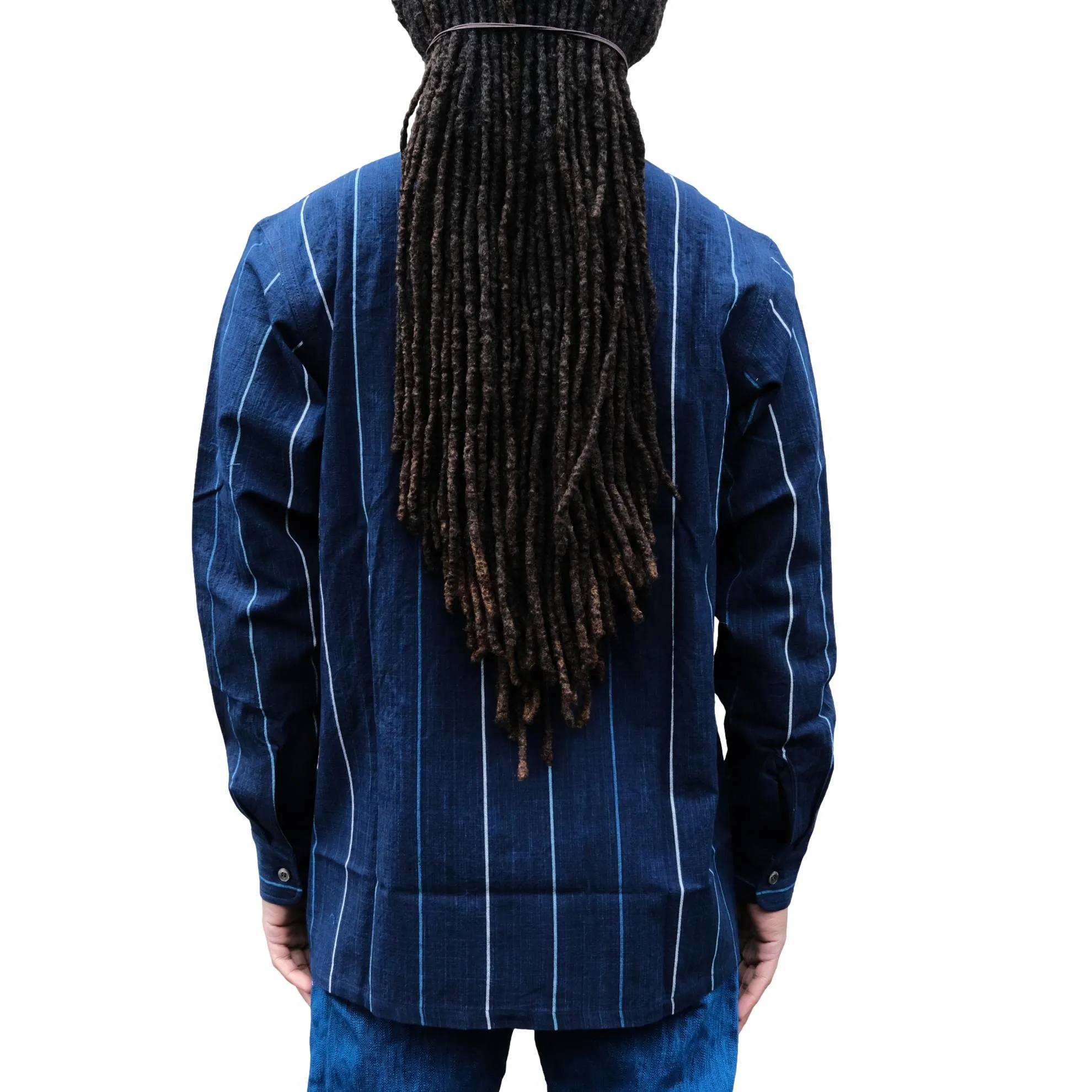 Omoto Denim "Matsusaka Momen" Natural Indigo Shirt sold by Okayama Denim product image thumbnail 2