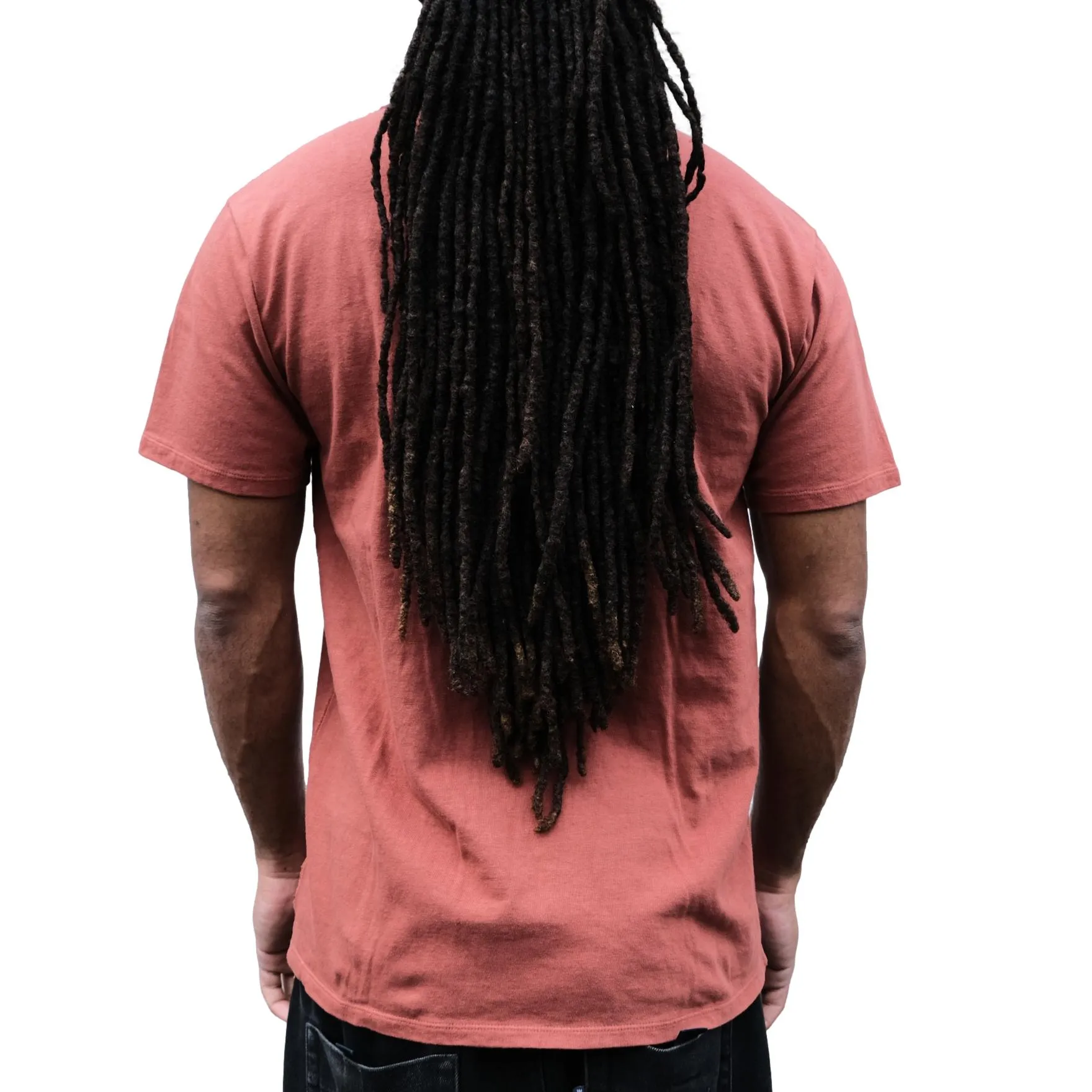 Loop & Weft Loopwheel Double Binder S/S Crewneck Tee (Burgundy) sold by Okayama Denim product image thumbnail 2