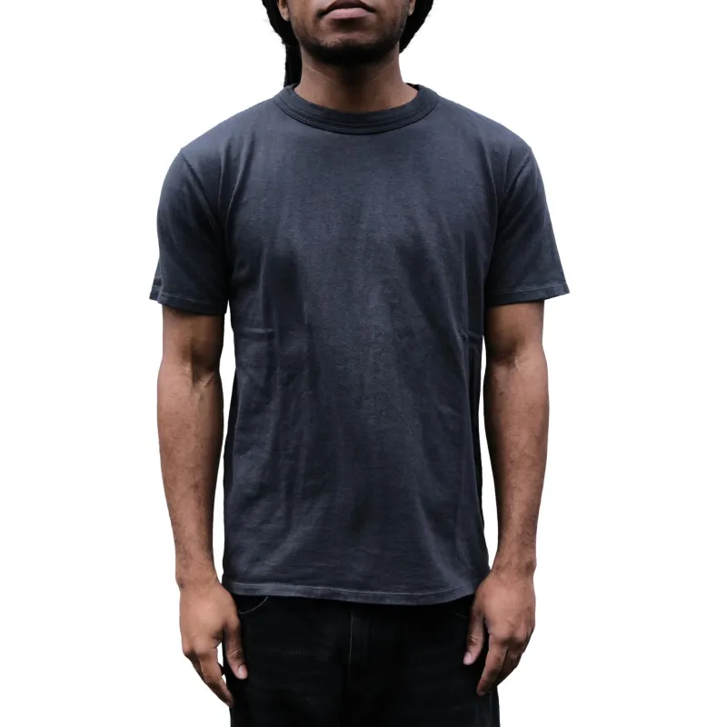 Loop & Weft Loopwheel Double Binder S/S Crewneck Tee (Black) made by Loop & Weft